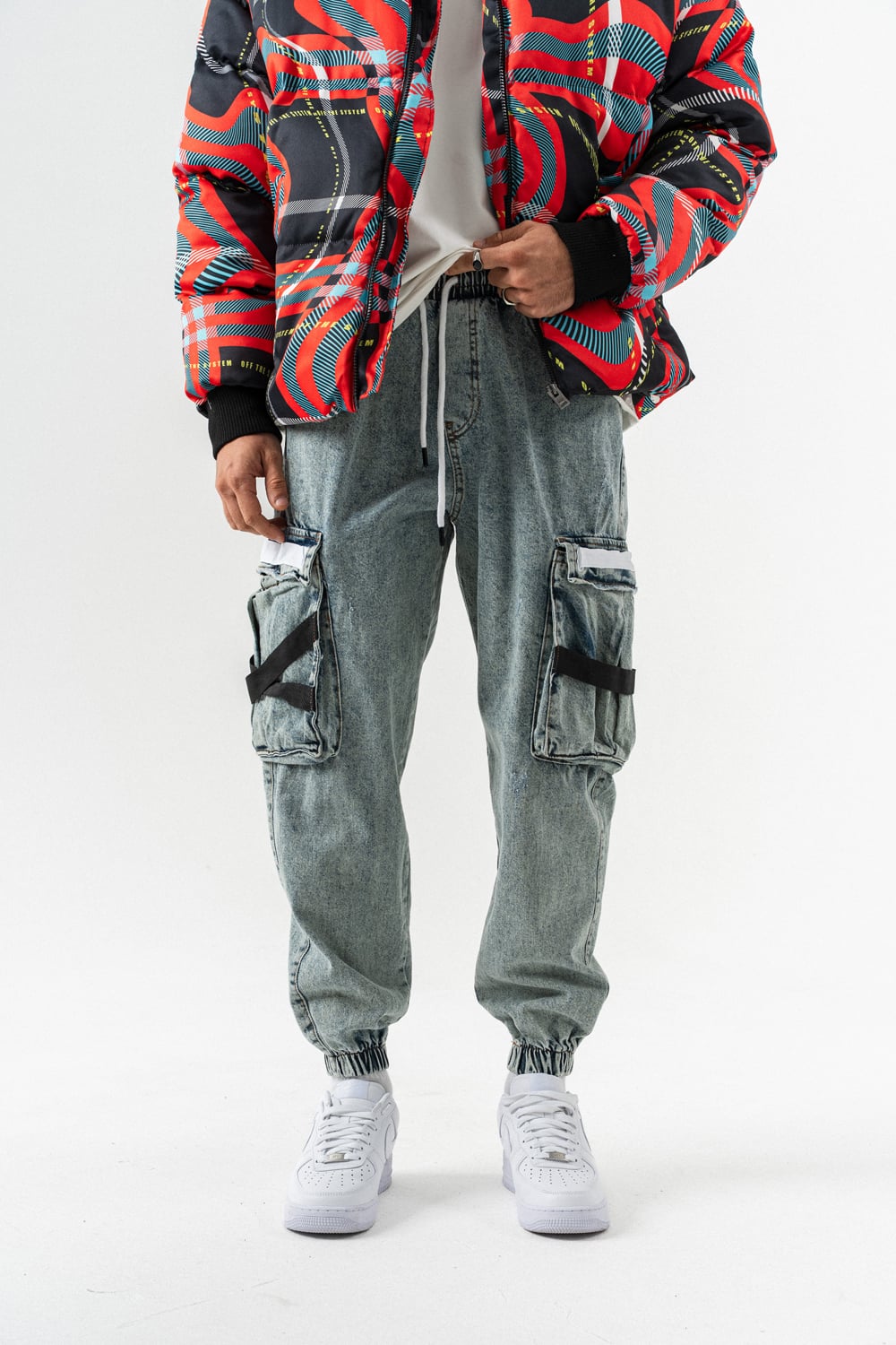 Xfactor Kargo Cep Detay Jogger Jean Pantolon