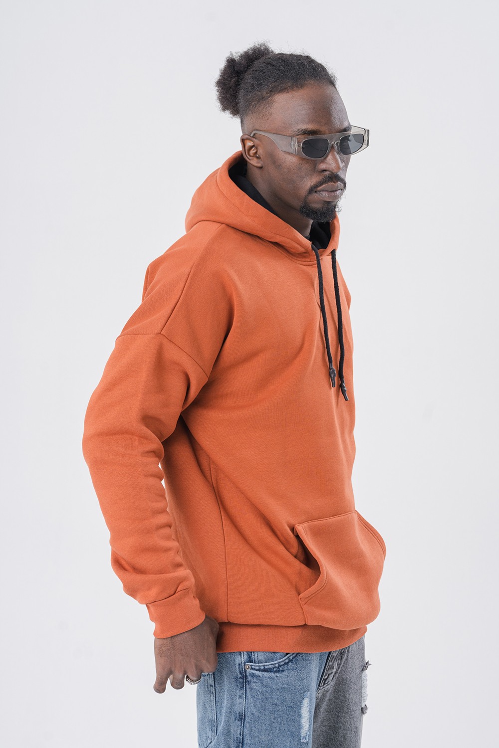 Basic Kapüşonlu Sweatshirt