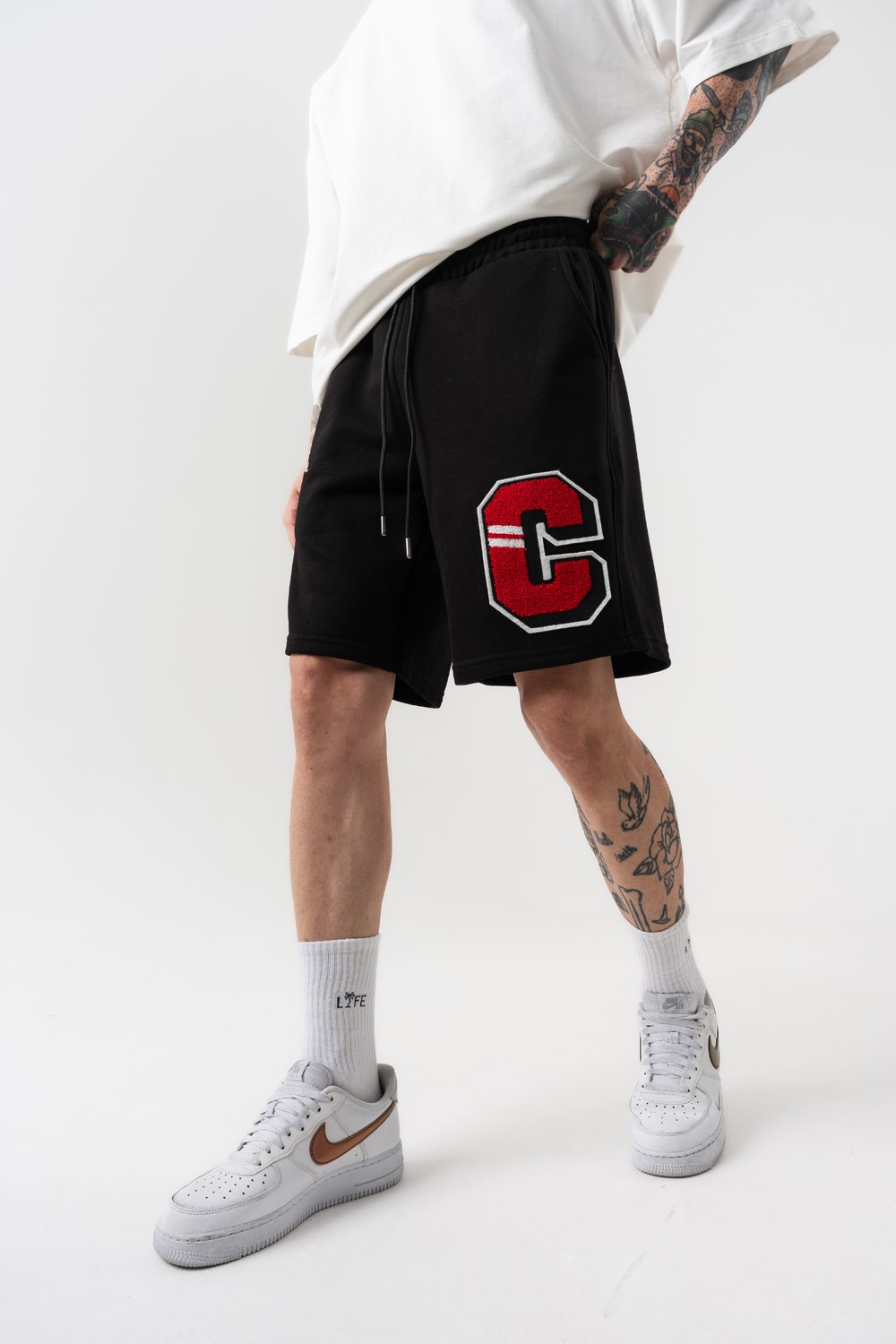 Culture C Nakışlı Oversize Şort
