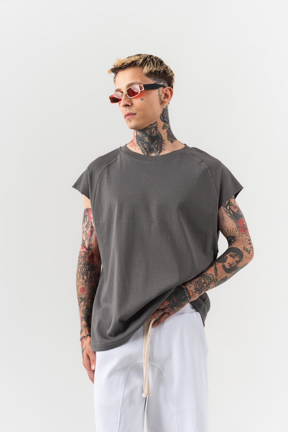 Foggy Pulse Kolsuz Oversize T-shirt