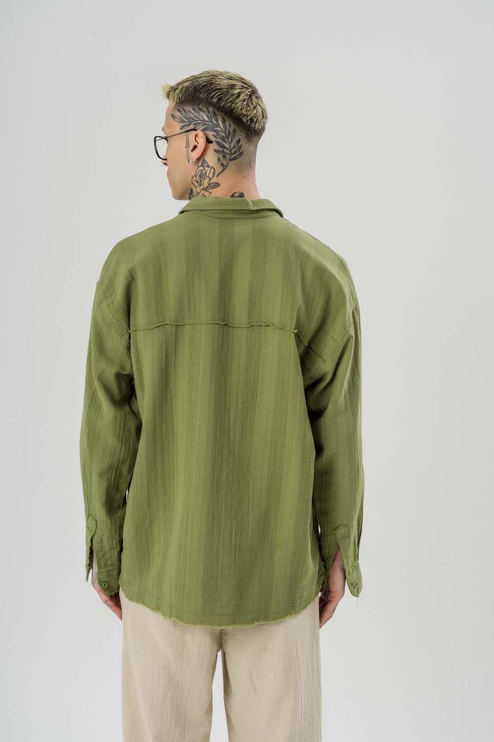 Salvatore Line Oversize Gömlek