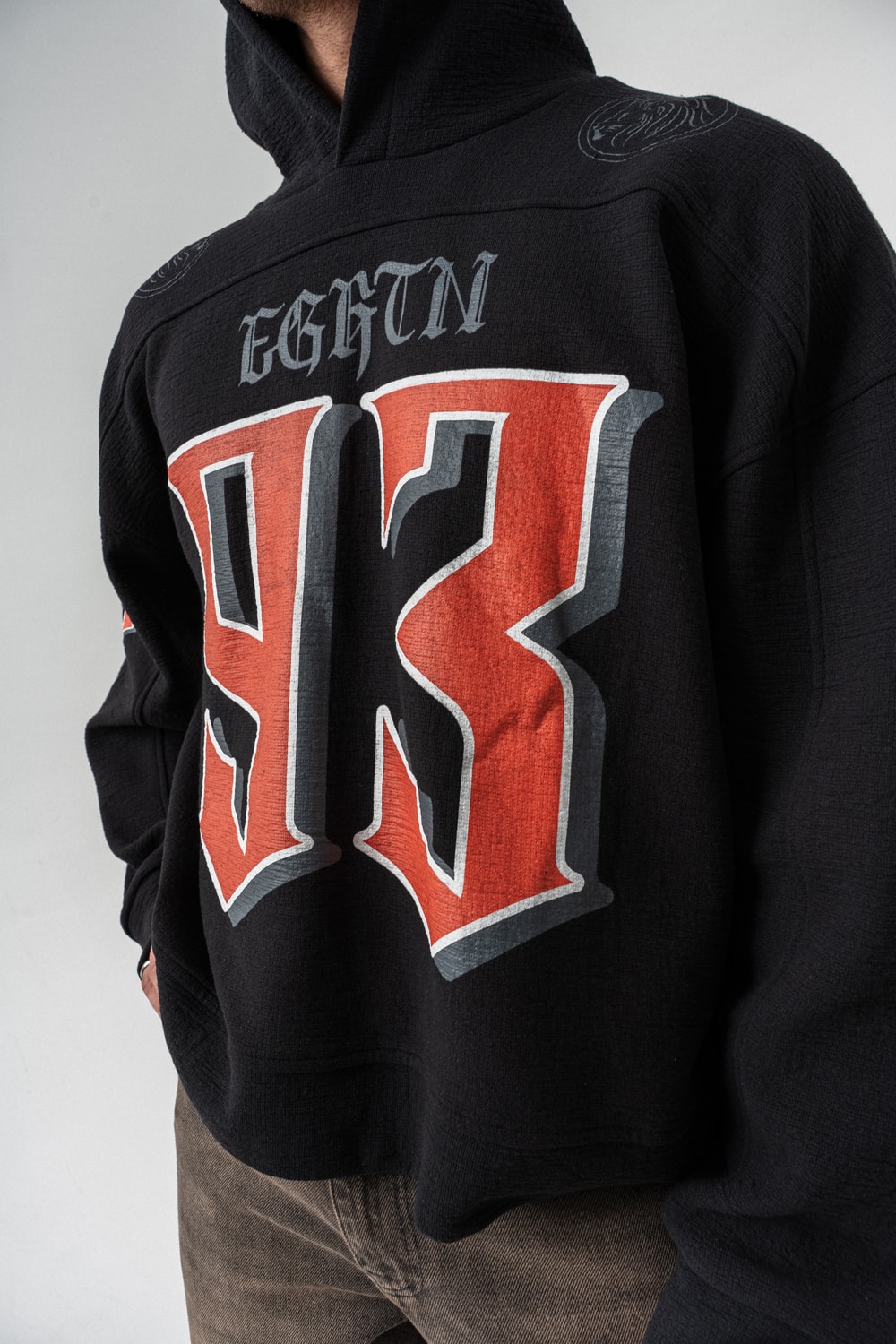93 Huddle Kapüşonlu Sweatshirt Hoodie
