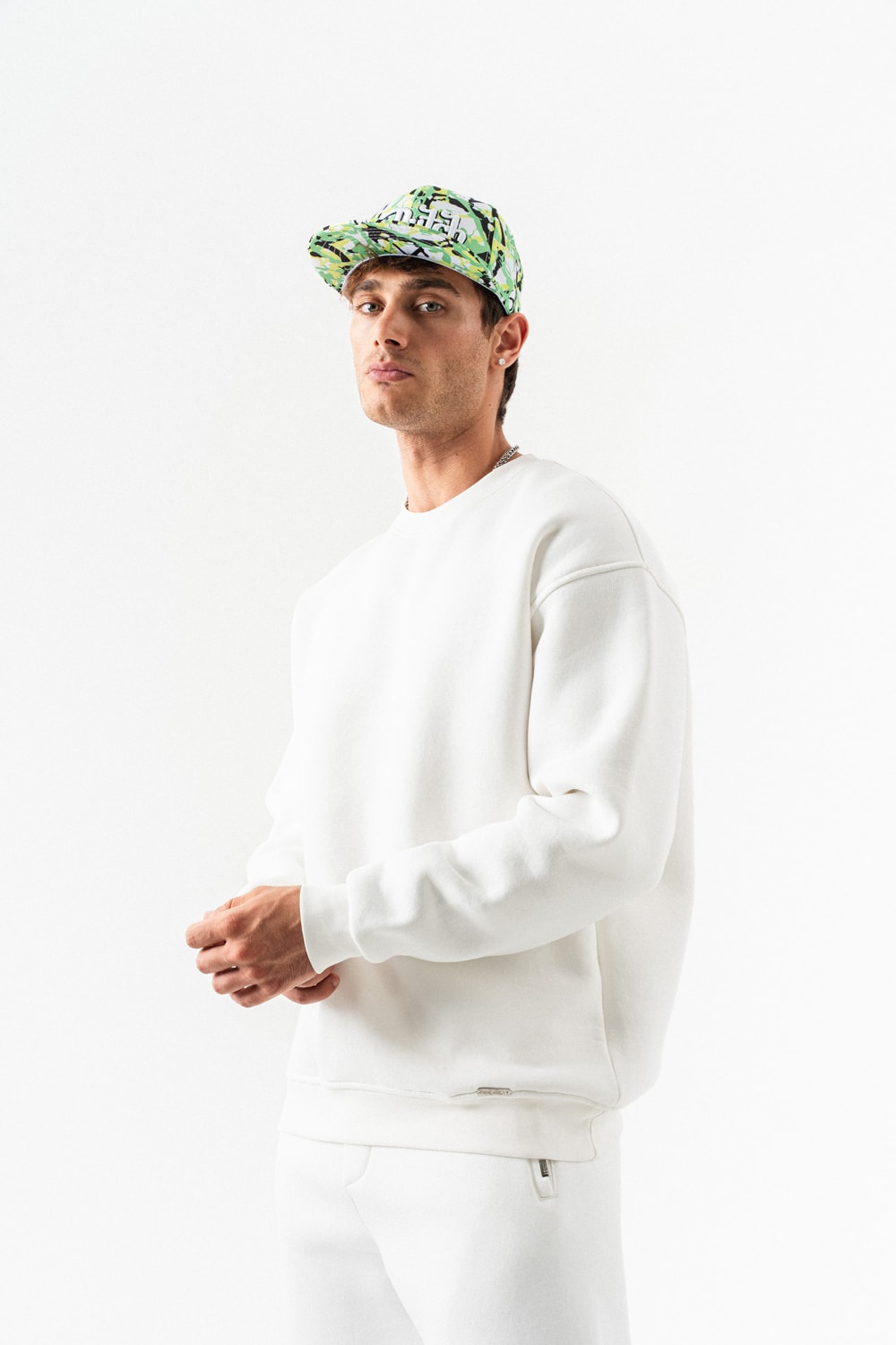 Overcast Bisiklet Yaka Sweatshirt