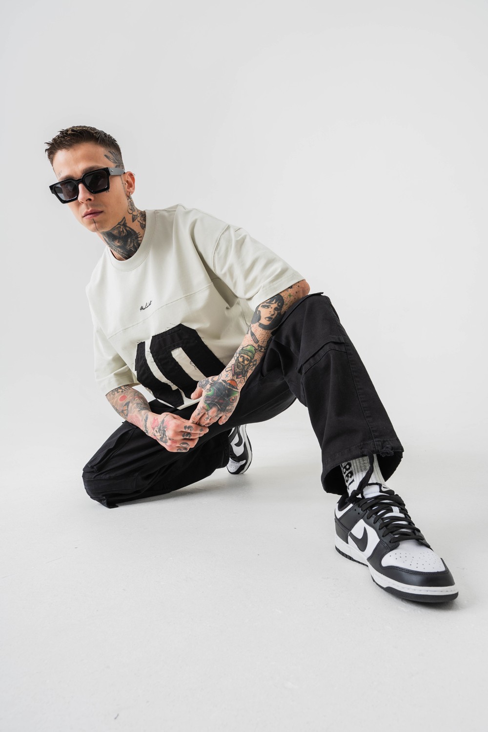 Armando 10  Patch Detaylı Oversize T-shirt
