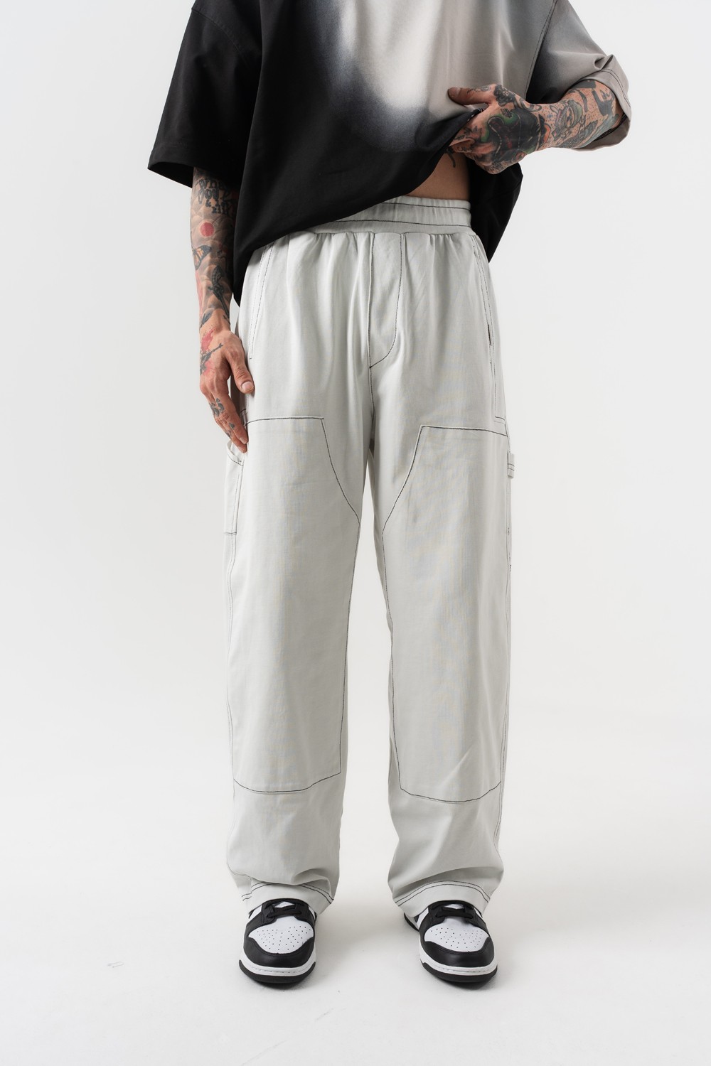 Rope Draft Oversize Baggy Pantolon