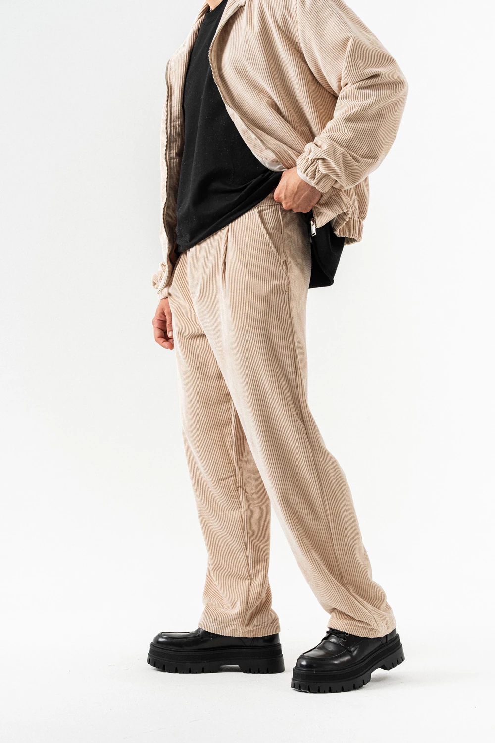 Crossway Kadife Baggy Pantolon