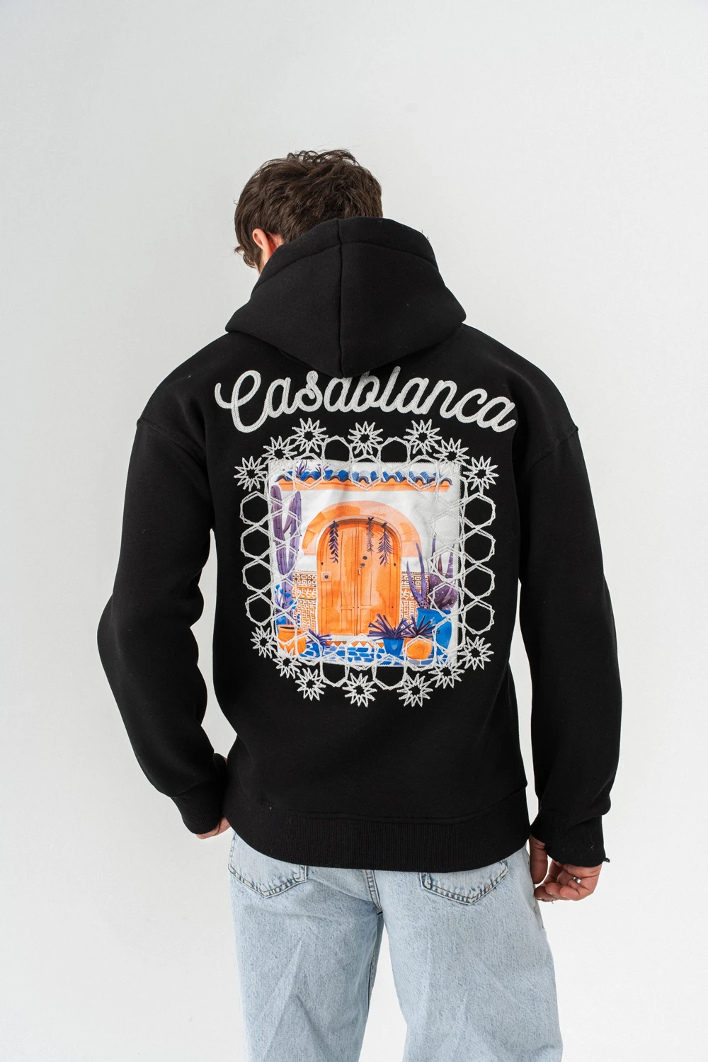 Casablanca Nakış ve Patch Detay Sweatshirt Hoodie