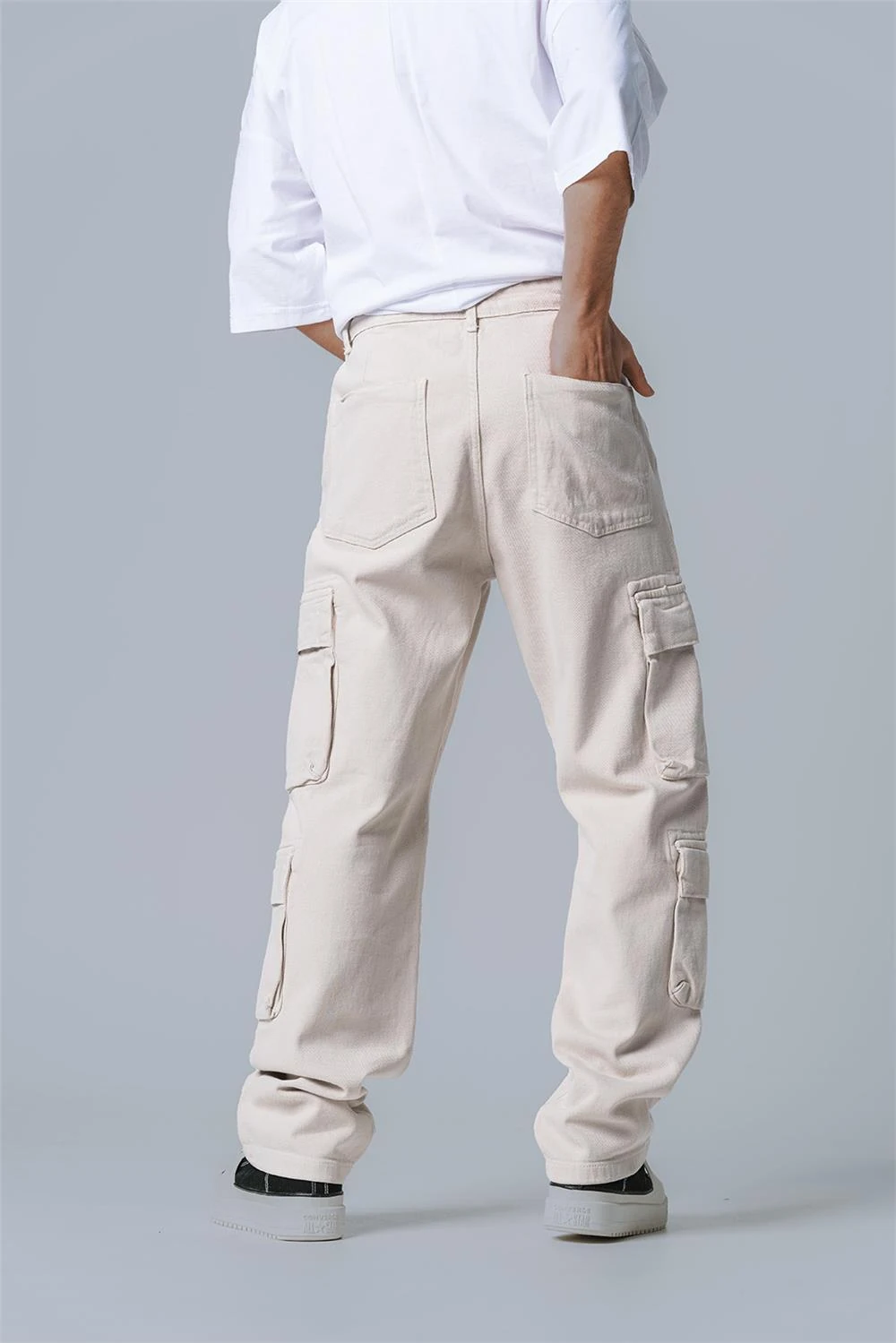 Woodcutter Bej Kargo Jean Pantolon