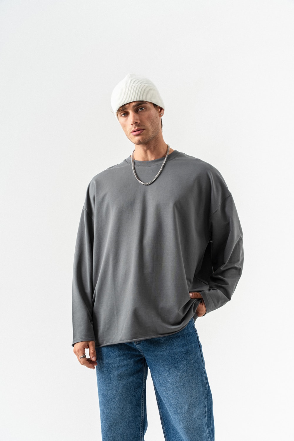 Seven Bisiklet Yaka Sweatshirt