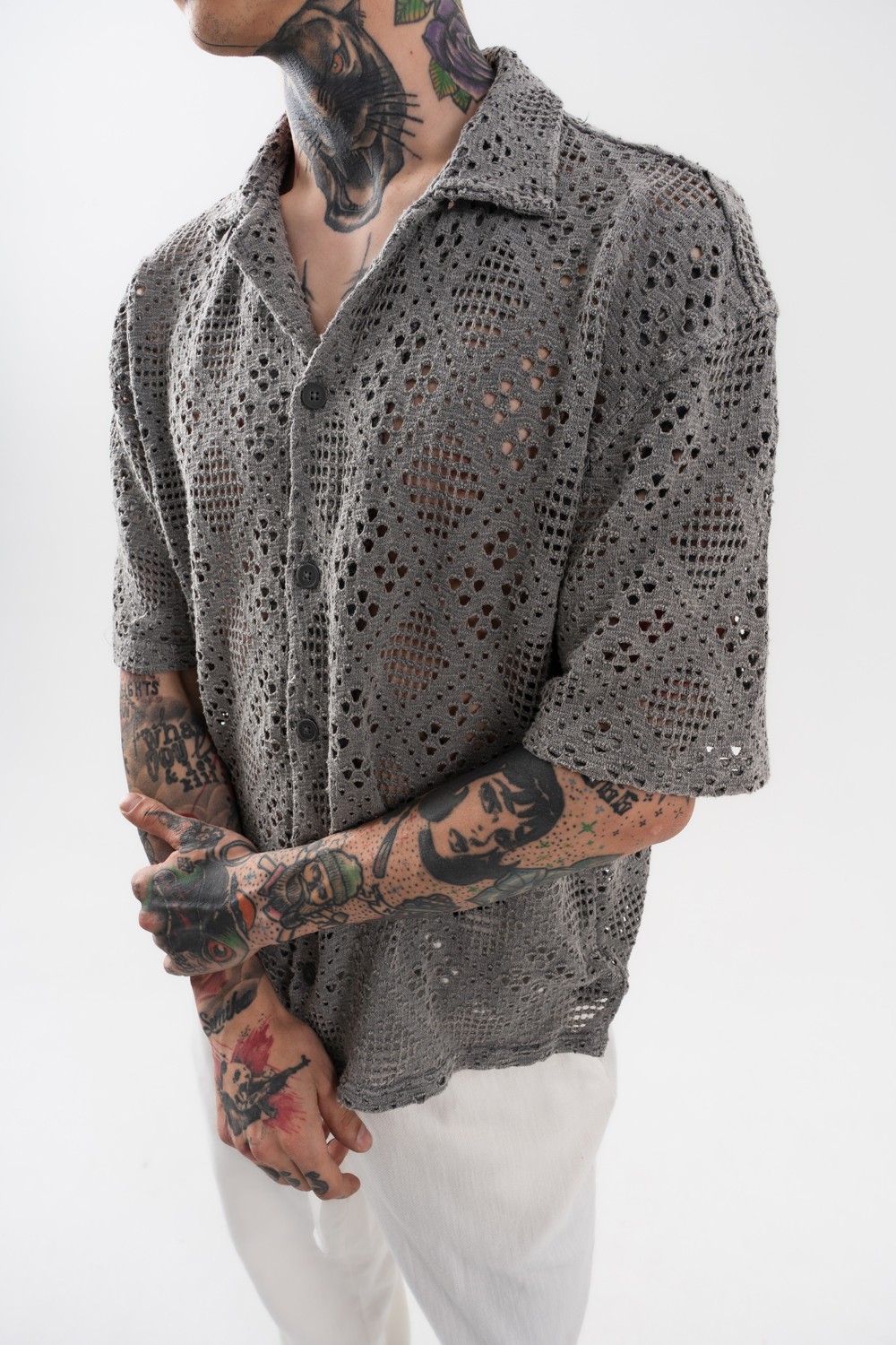Aftertone Knit Triko Gömlek