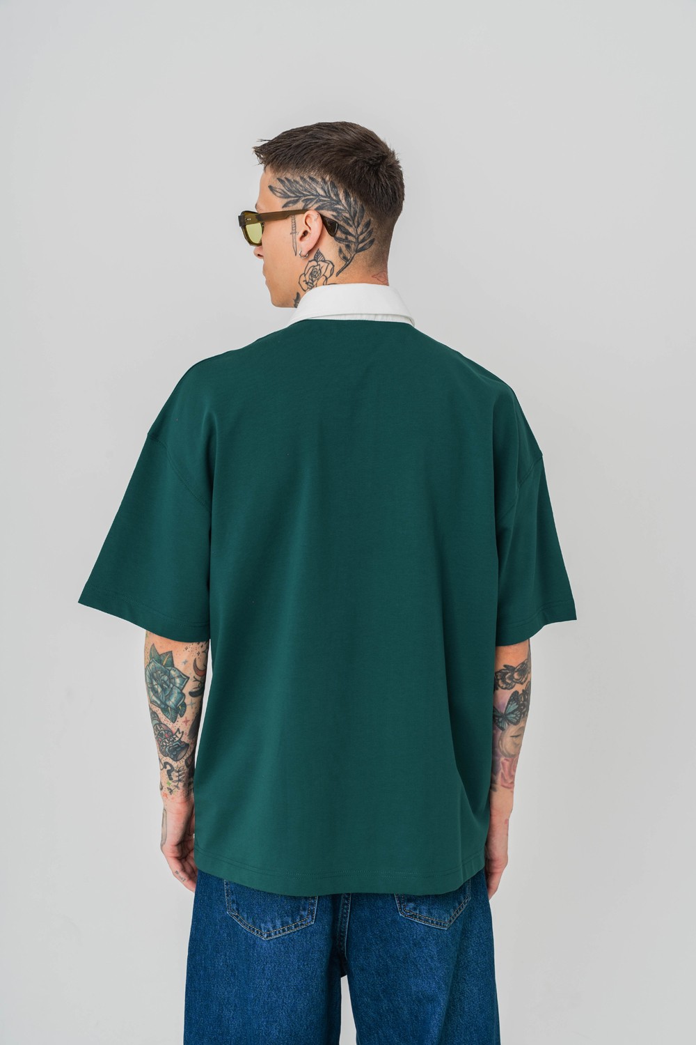 Manager Polo Yaka Oversize T-shirt