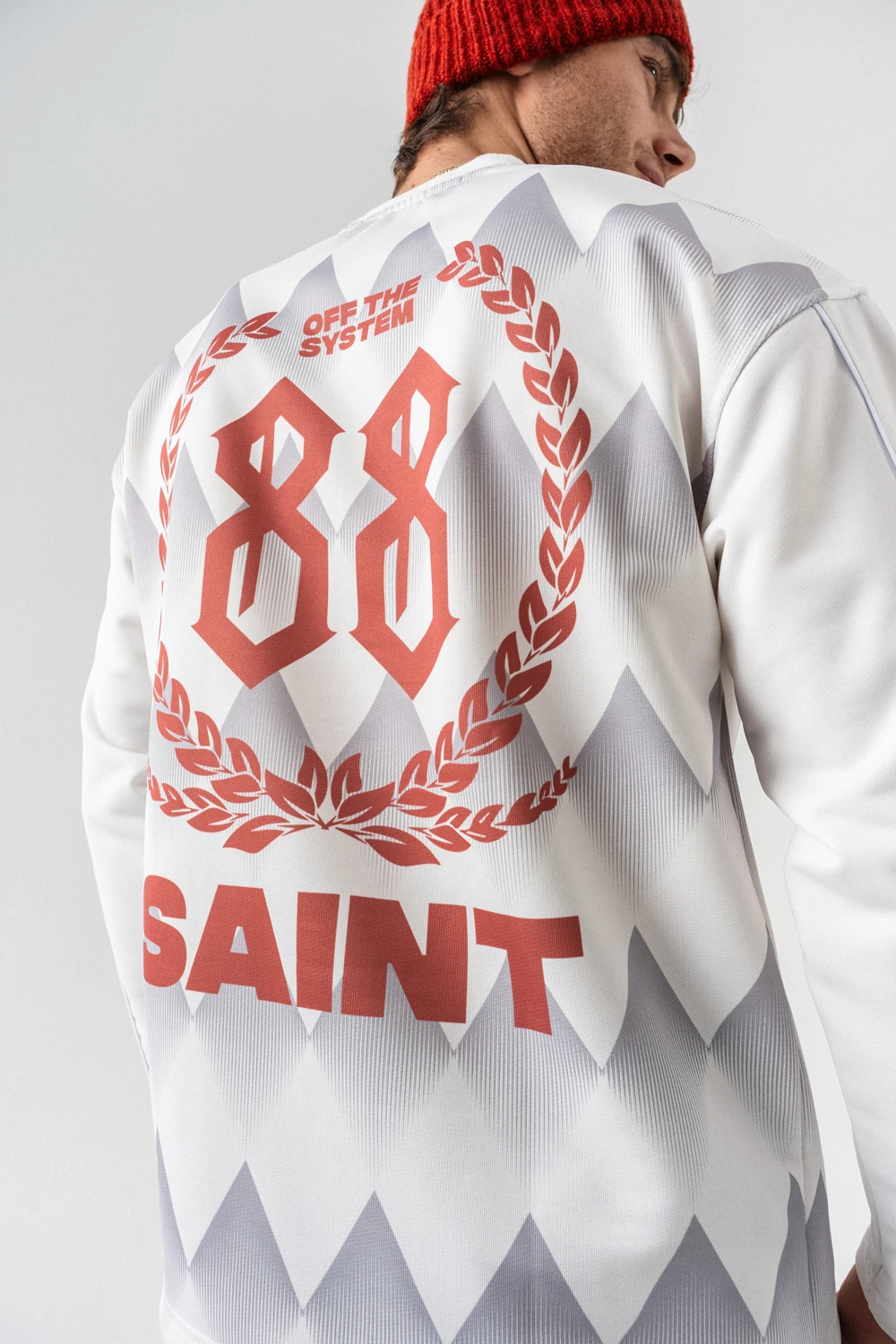 Saint Bisiklet Yaka Uzun Kol Forma Sweatshirt