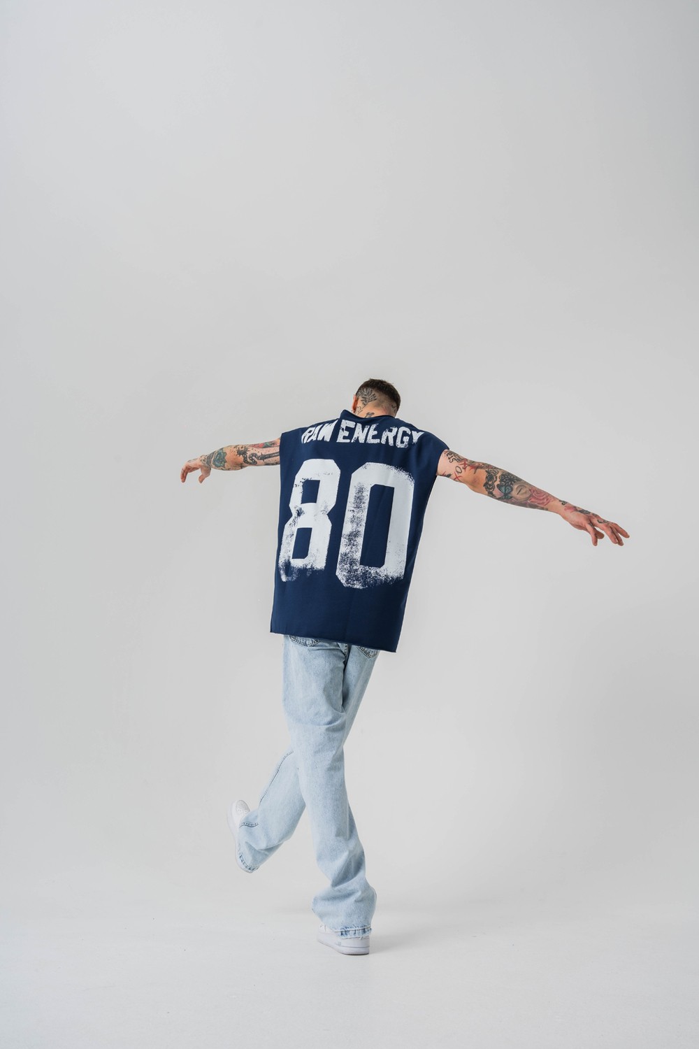 Raw Energy Kolsuz Oversize T-shirt