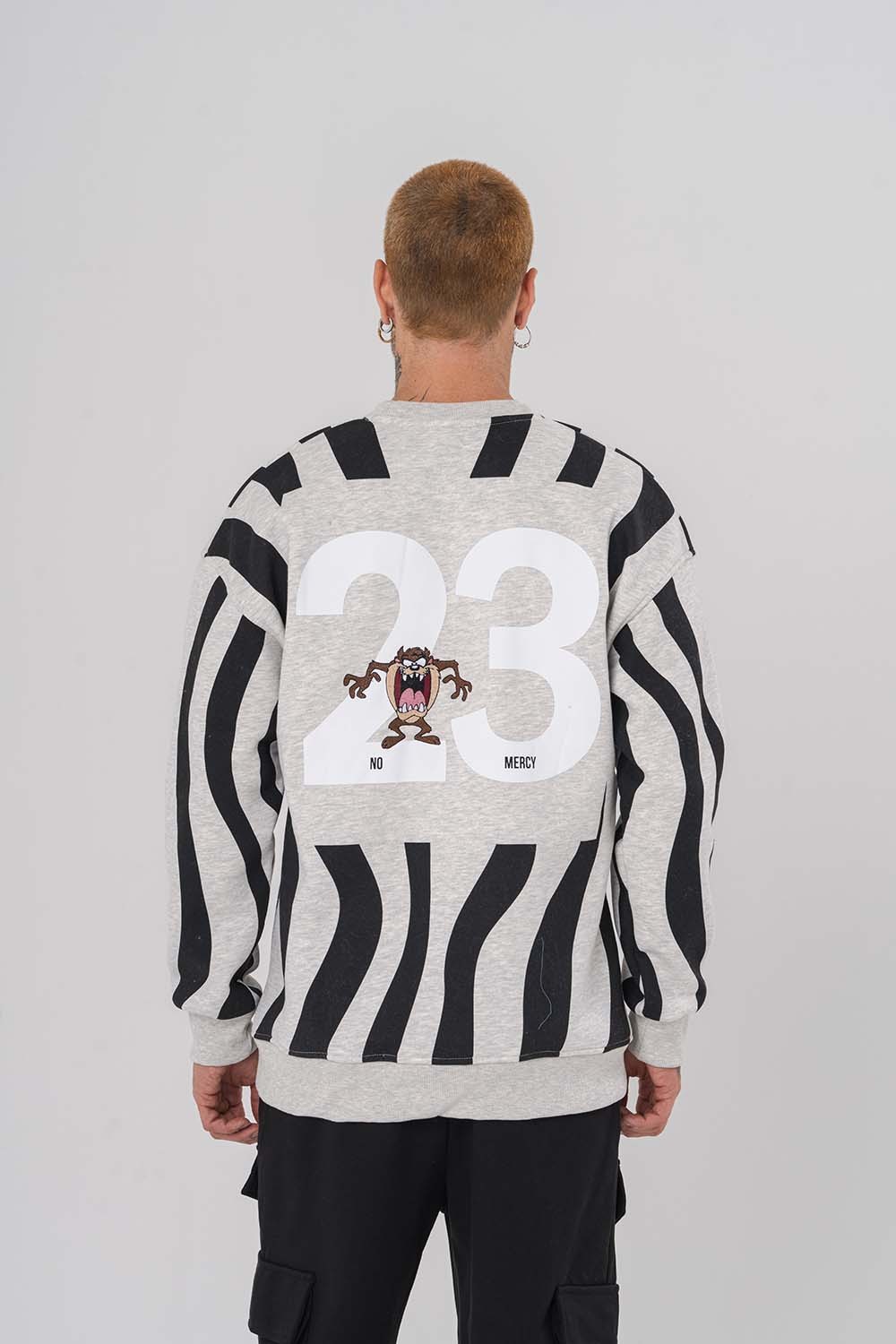 Mercy Tazmania Bisiklet Yaka Sweatshirt