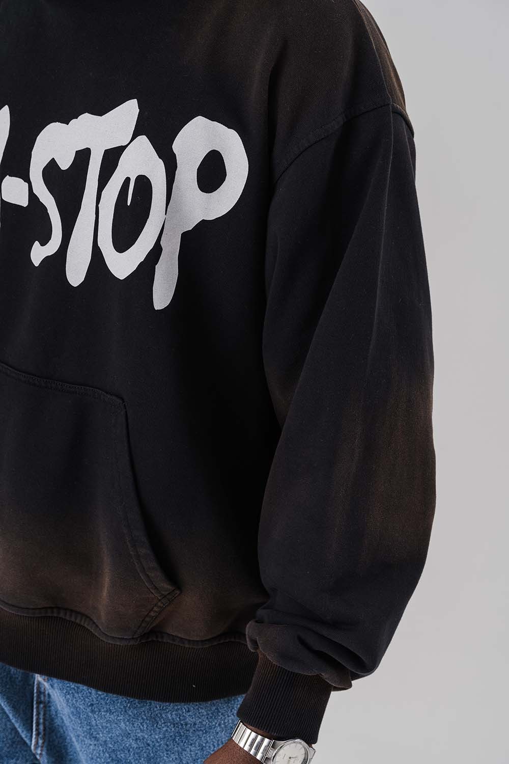 Non-Stop Yıkamalı Kapüşonlu Sweatshirt