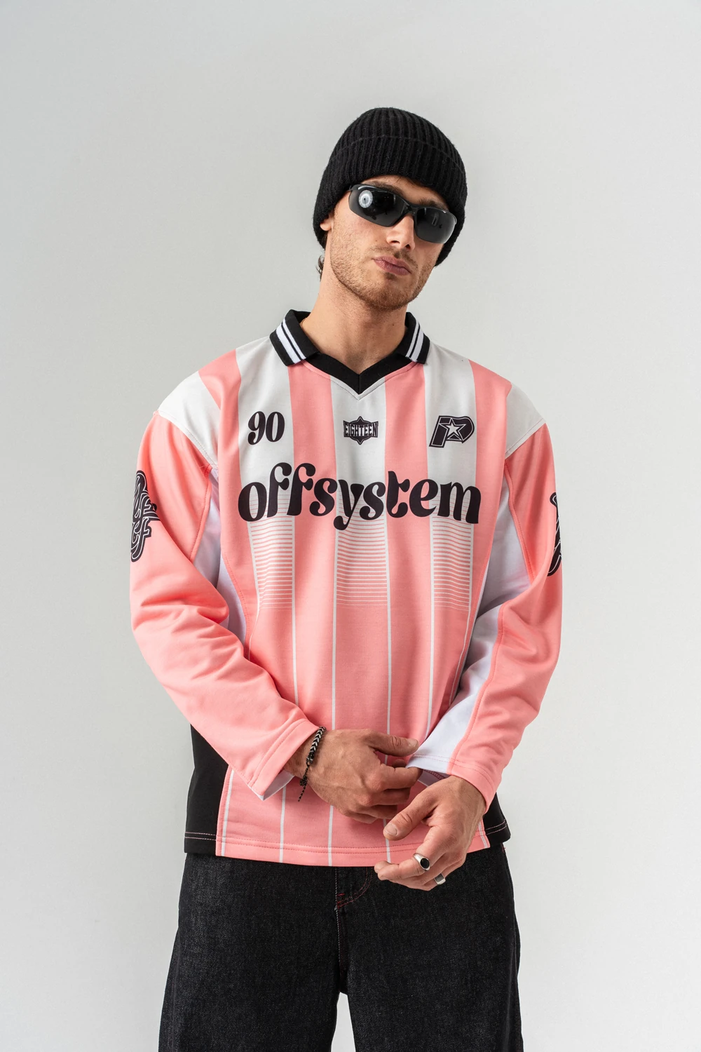 Offsystem Polo Yaka Uzun Kol Forma Sweatshirt