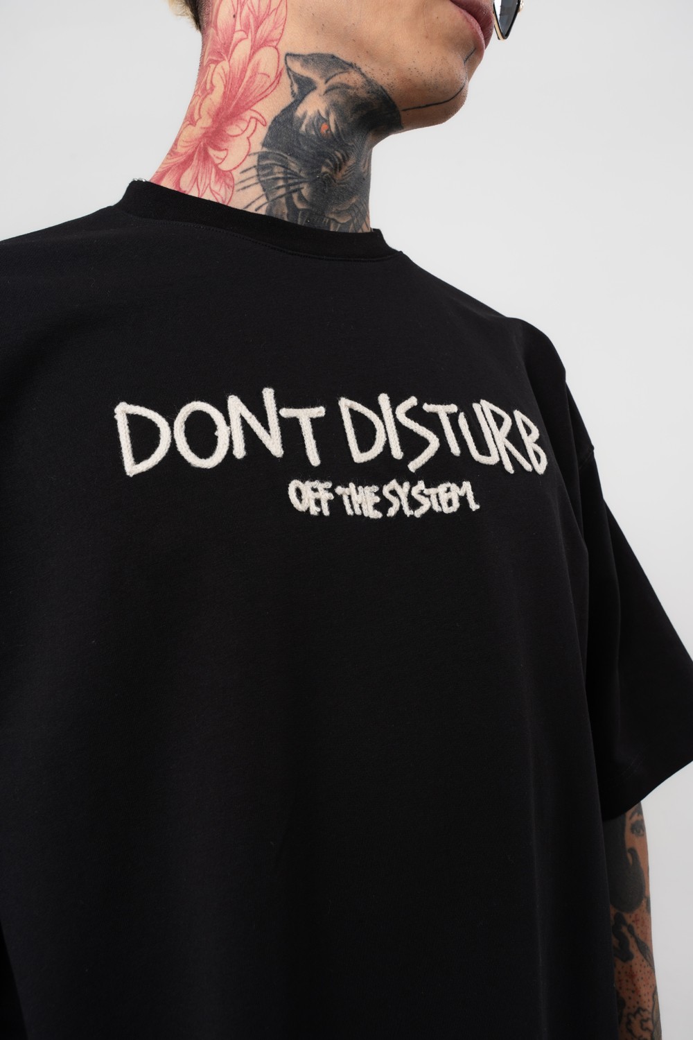Disturb Nakış Detaylı Oversize T-shirt