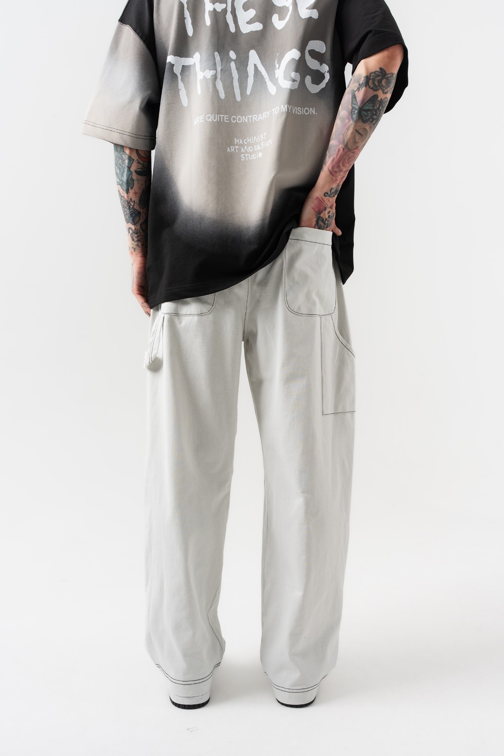 Rope Draft Oversize Baggy Pantolon