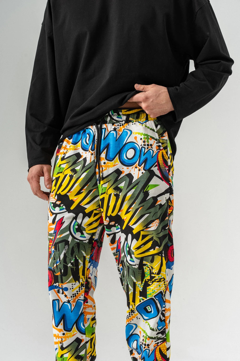 Rainbow Bel ve Paça Lastikli Jogger Eşofman