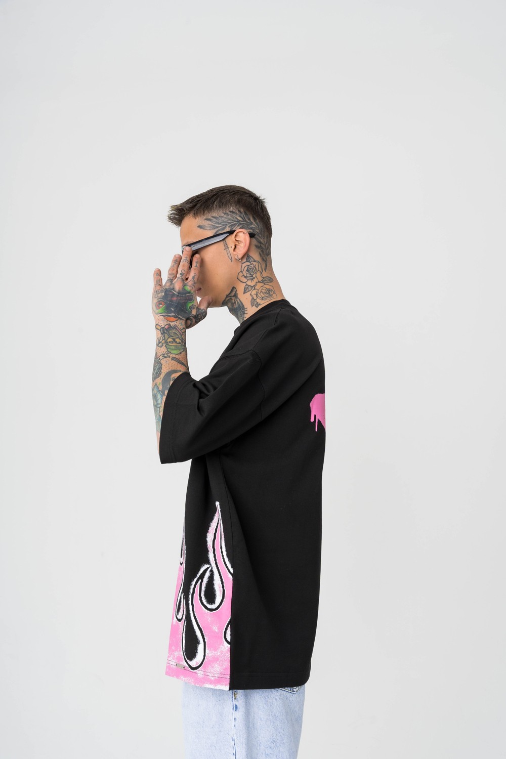 Burn Fire Oversize T-shirt
