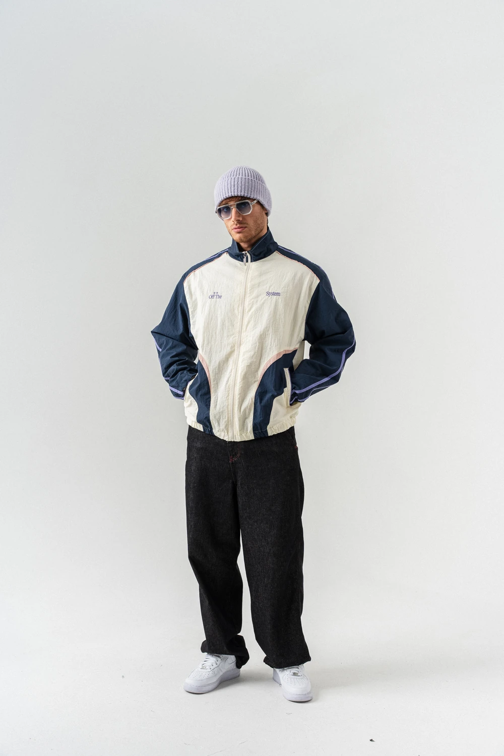 Fallbreak Paraşüt Kumaş Fermuarlı Vintage Rüzgarlık Mont