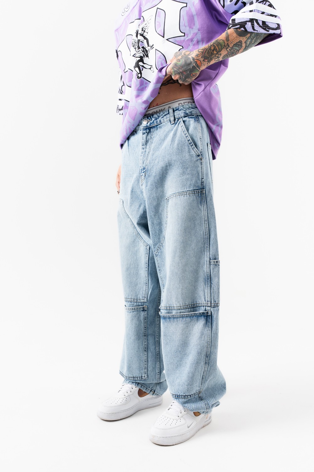 Grindcore Cep Detaylı Baggy Jean Pantolon