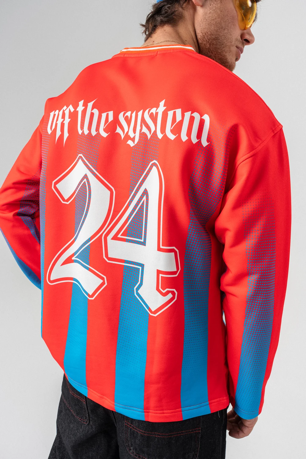 Offsystem V Yaka Uzun Kol Forma Sweatshirt