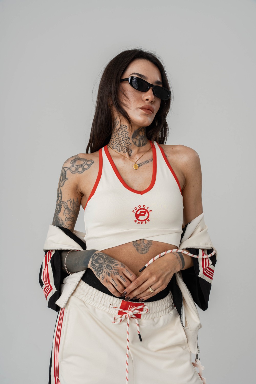 Zest Crop ve Kapüşonlı Kadın T-shirt 2'li Set