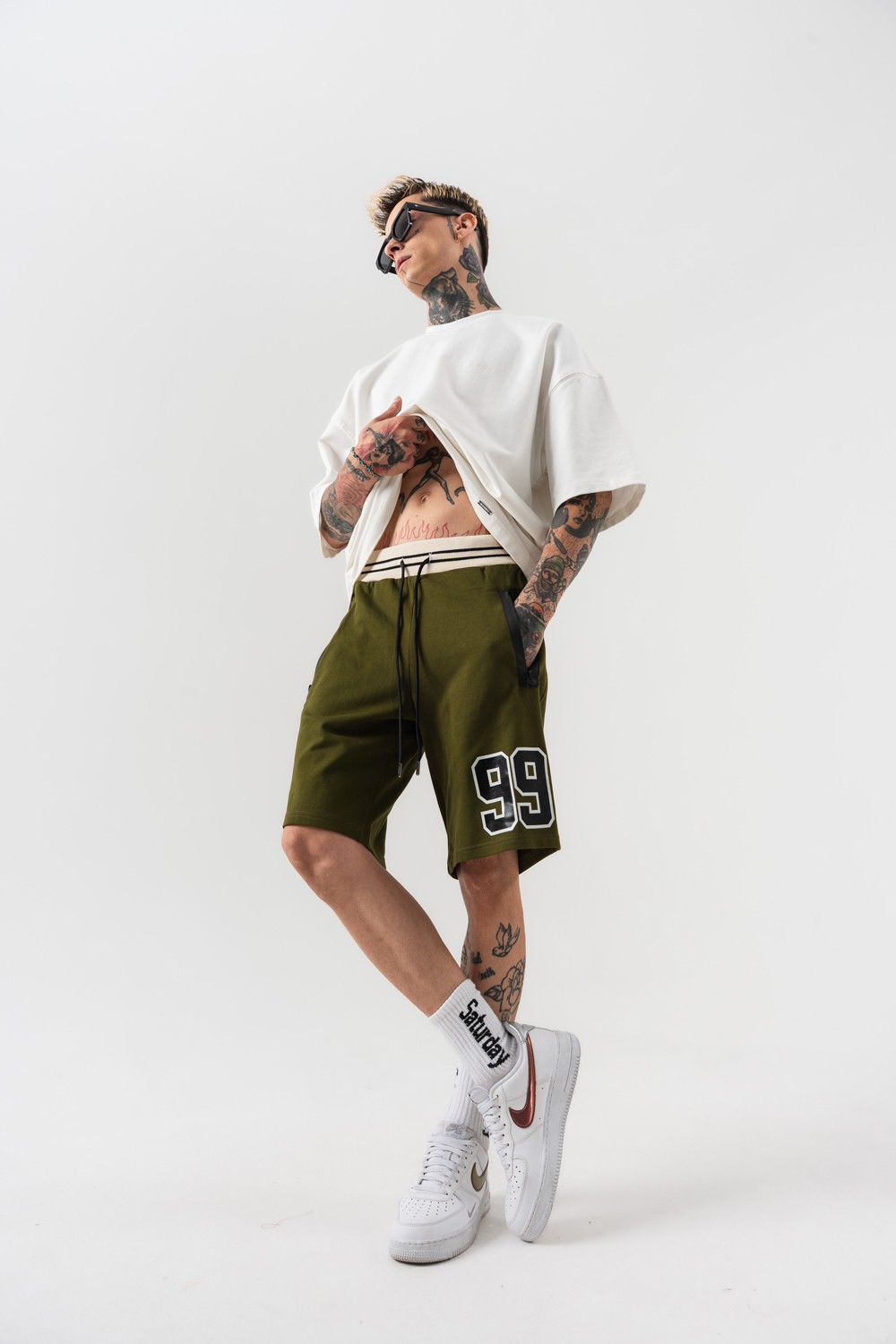 99 Zip Cep Oversize Şort
