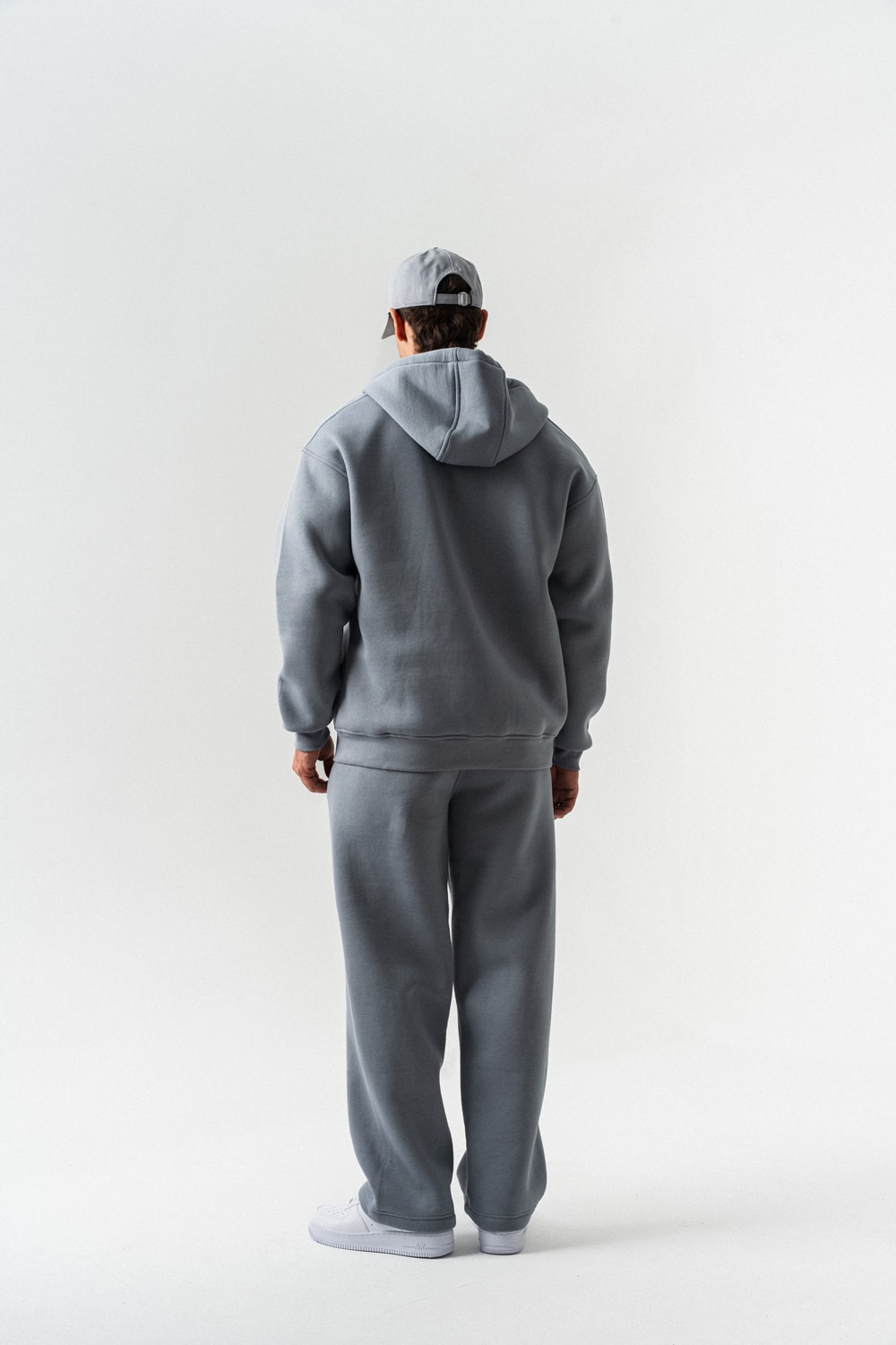 Brickstorm Fermuarlı Hoodie ve Baggy Eşofman Takımı - Antrasit
