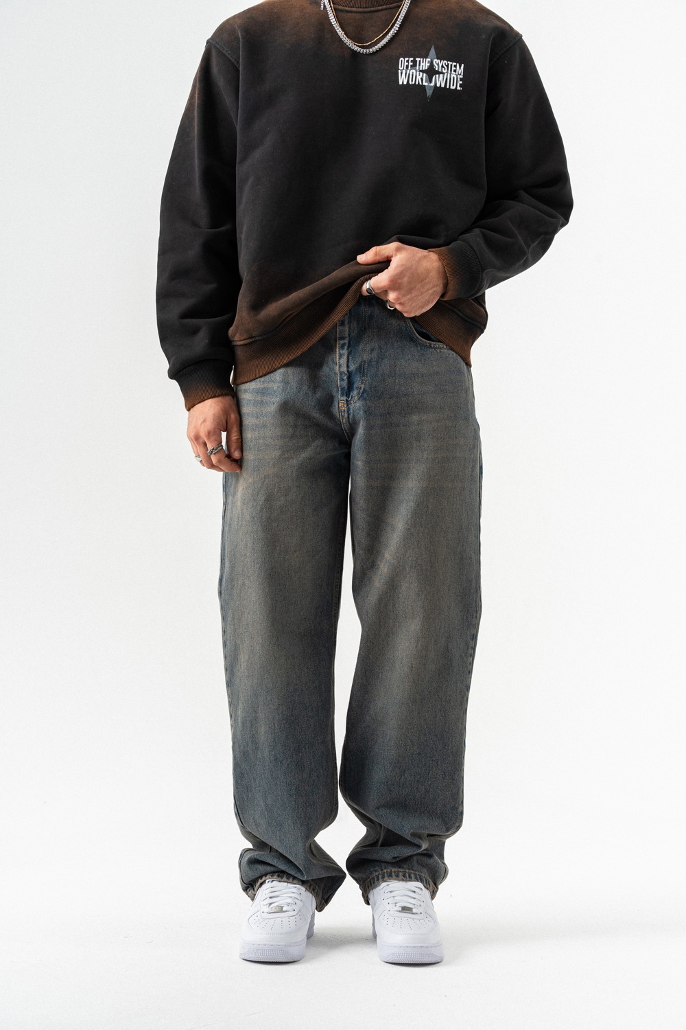Undercloud Yıkamlı Baggy Jean Pantolon