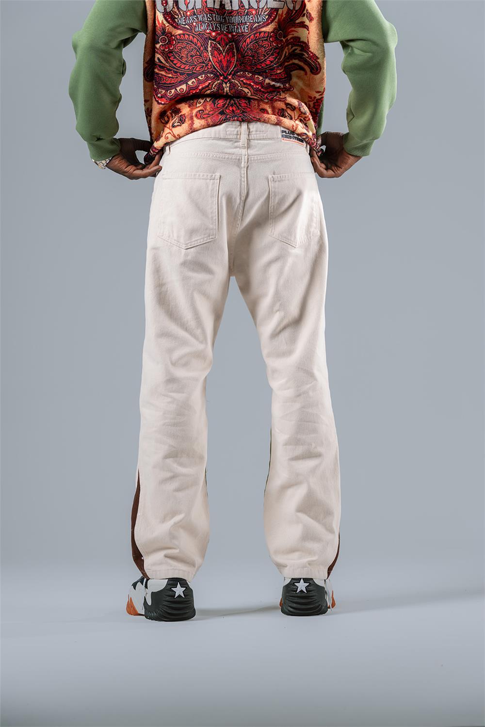 Vintage Baggy Gabardin Pantolon