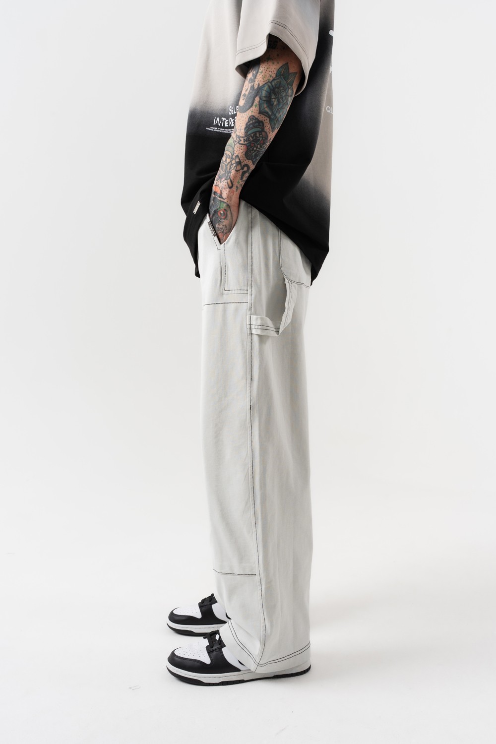 Rope Draft Oversize Baggy Pantolon