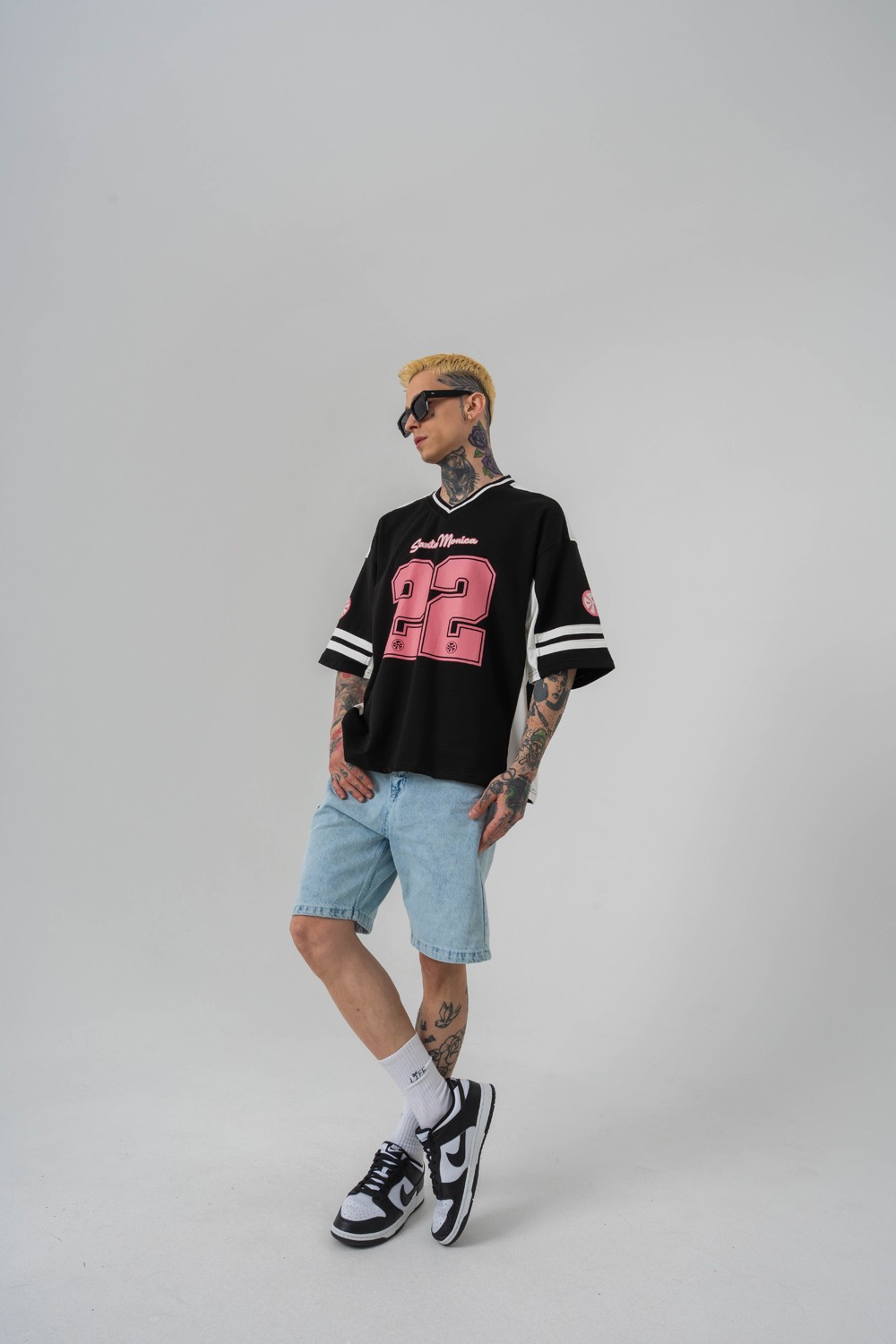 Santa Monica 22 V Yaka Oversize T-shirt
