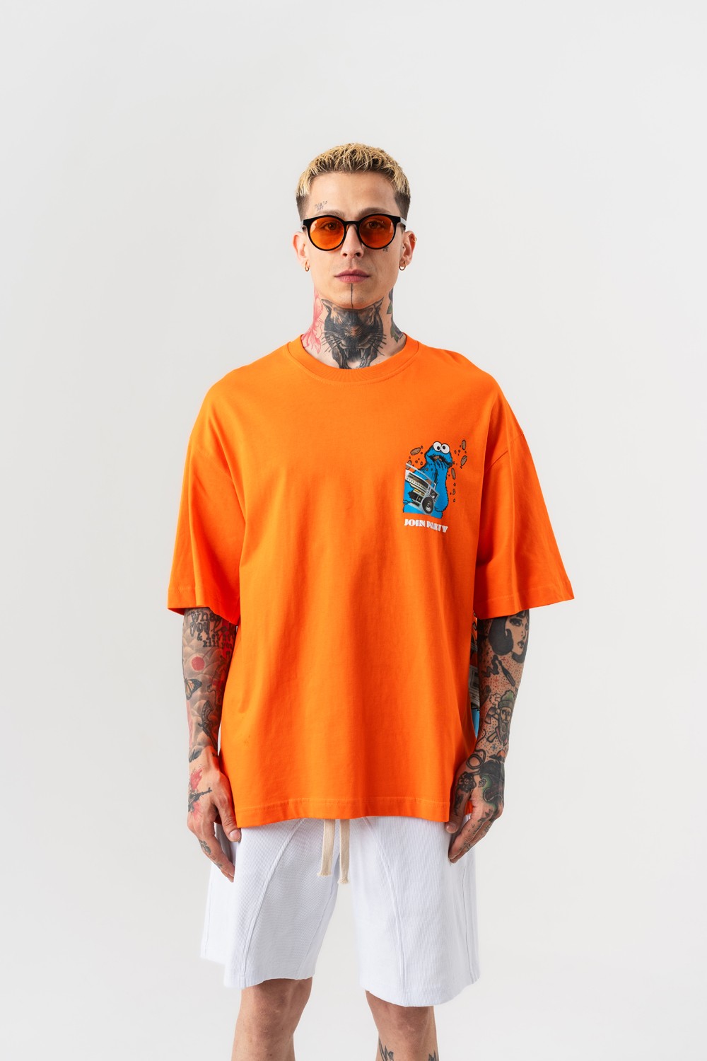Join Party Sırt Baskılı Oversize T-shirt