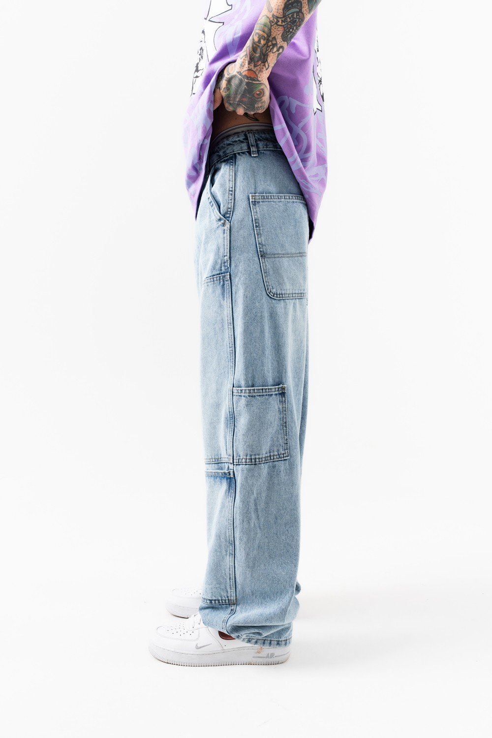 Grindcore Cep Detaylı Baggy Jean Pantolon