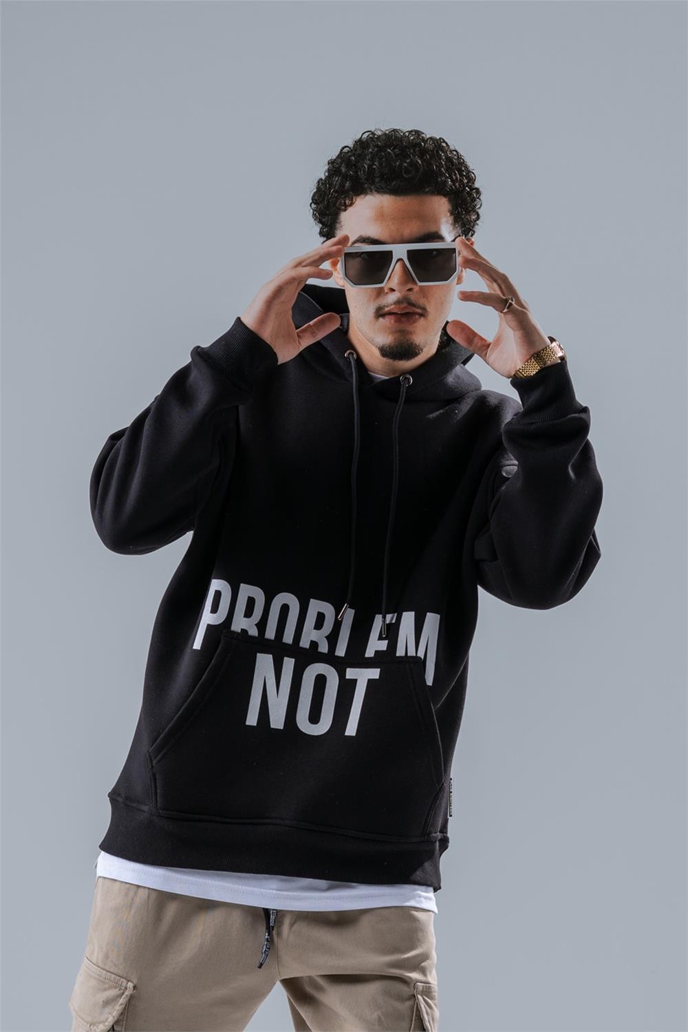 Problem Not  Şardonlu Hoodie