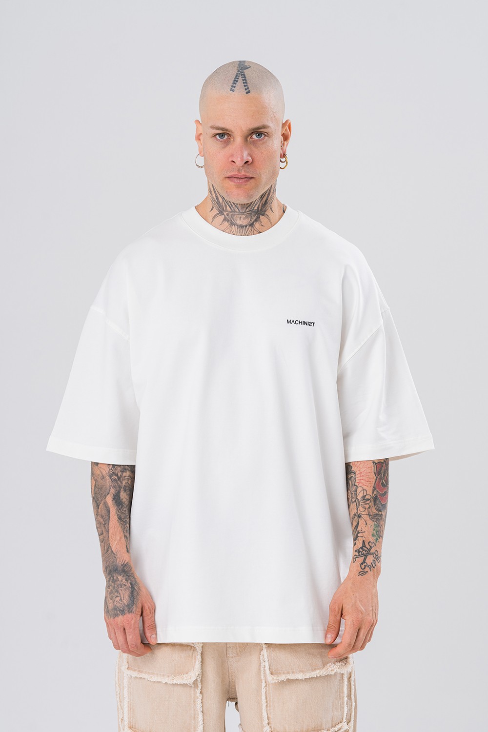 Basic Oversize Tshirt - Ekru