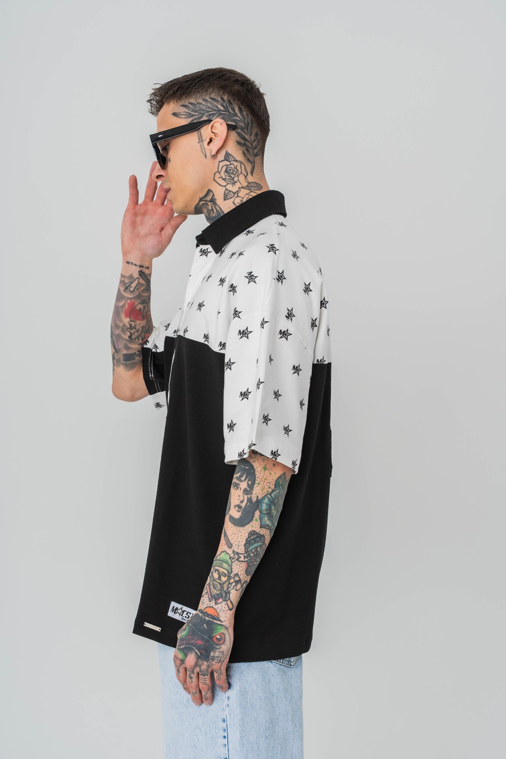 Stars 1987 Polo Yaka Oversize Tshirt