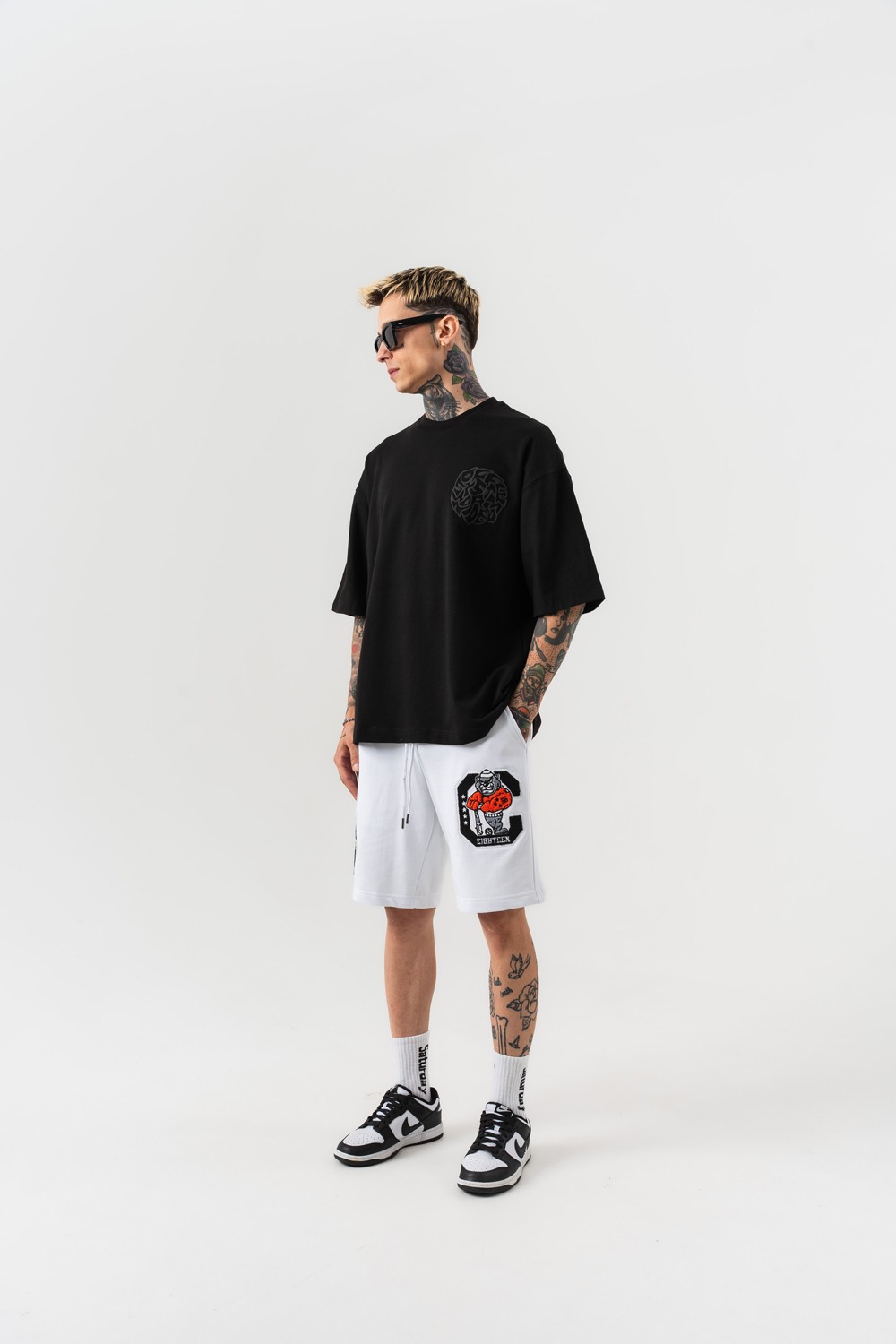 Noirline Oversize T-shirt - Siyah