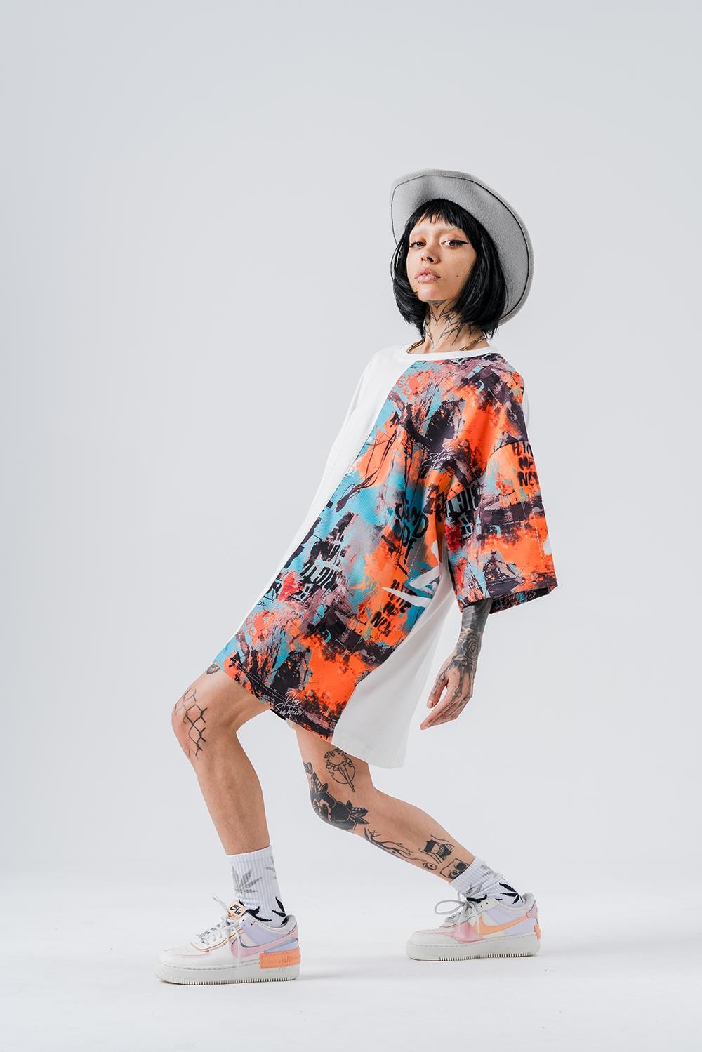 Stand Up  Bisiklet Yaka Oversize T-shirt