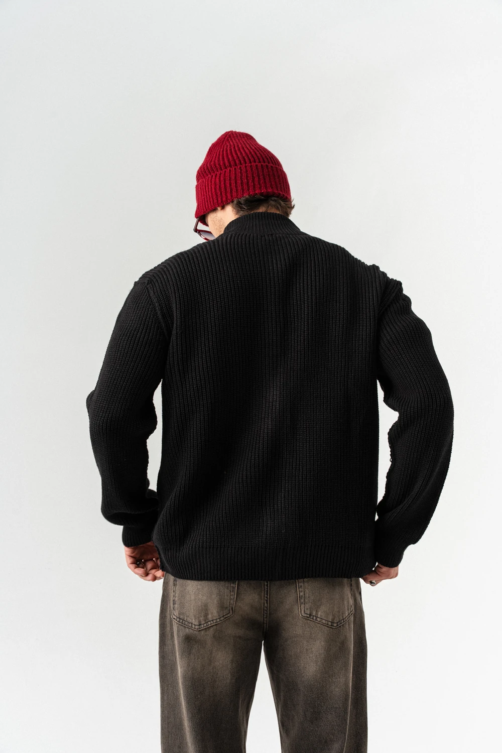 Frame Fermuarlı Kazak