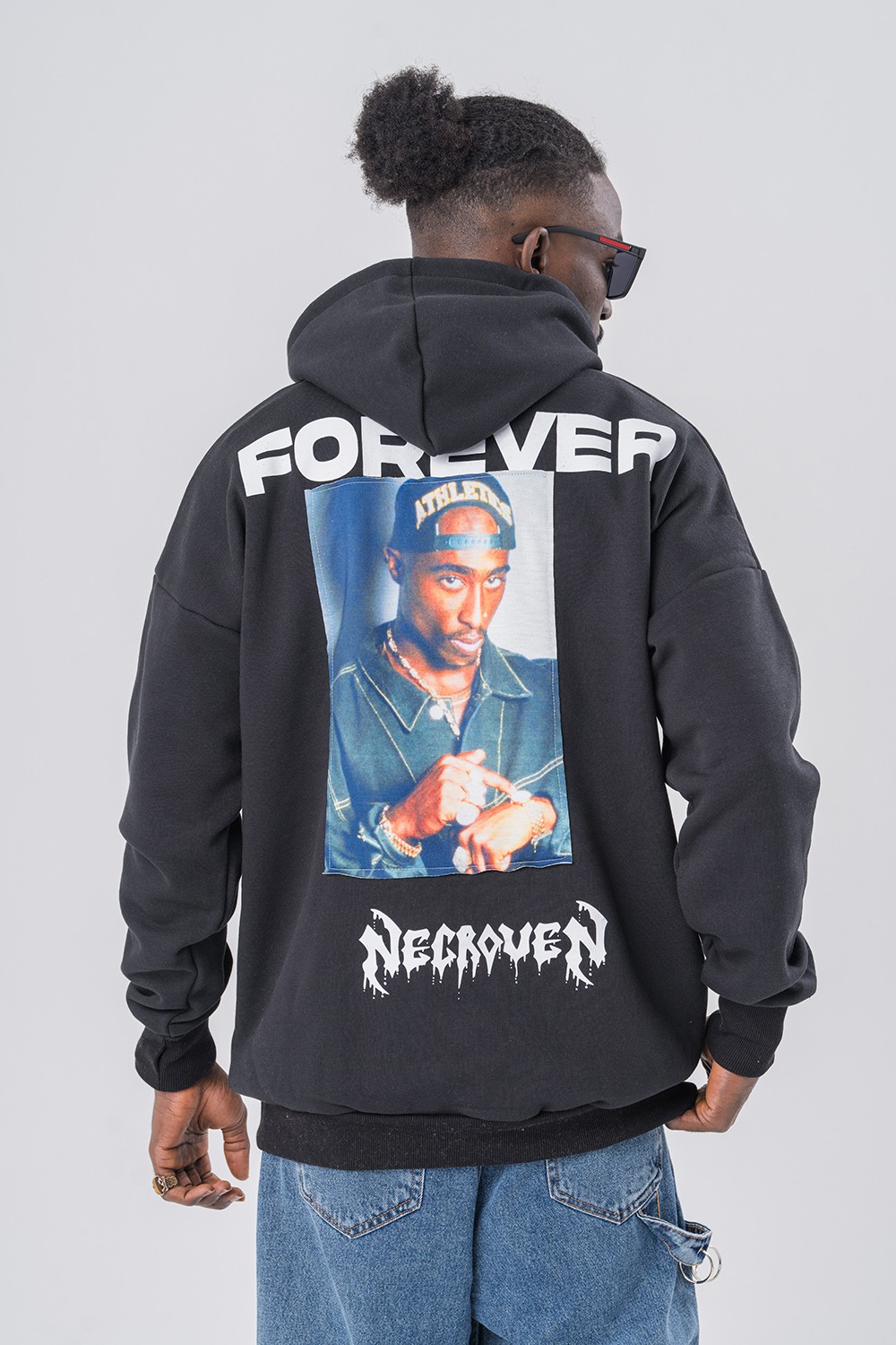 Forever 2pac Kapüşonlu Sweatshirt