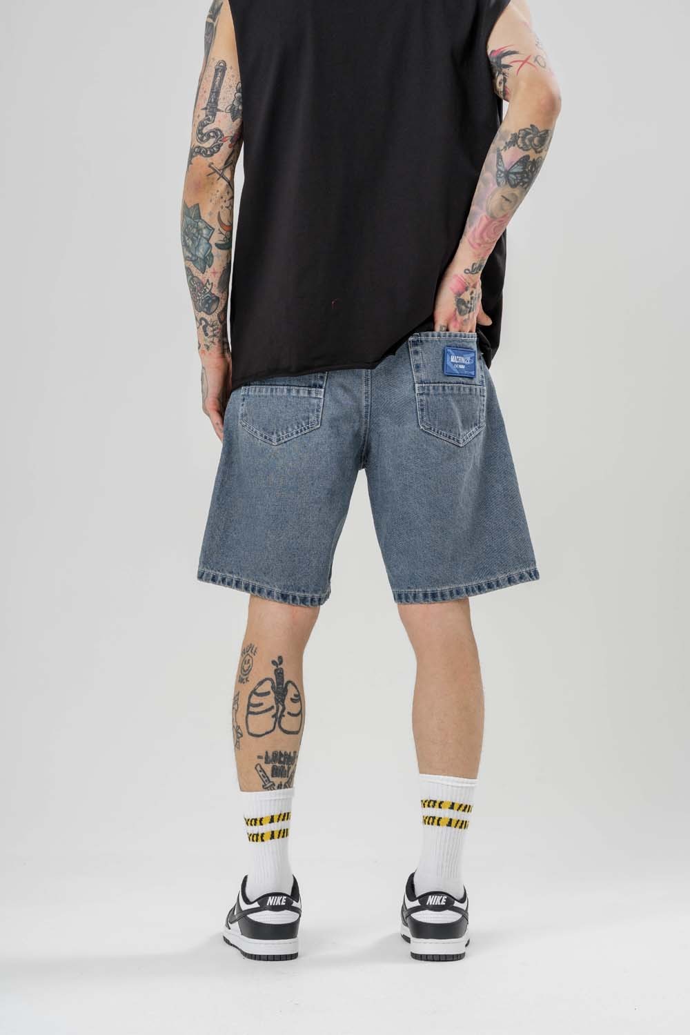 Urban Drip Jean Oversize Şort