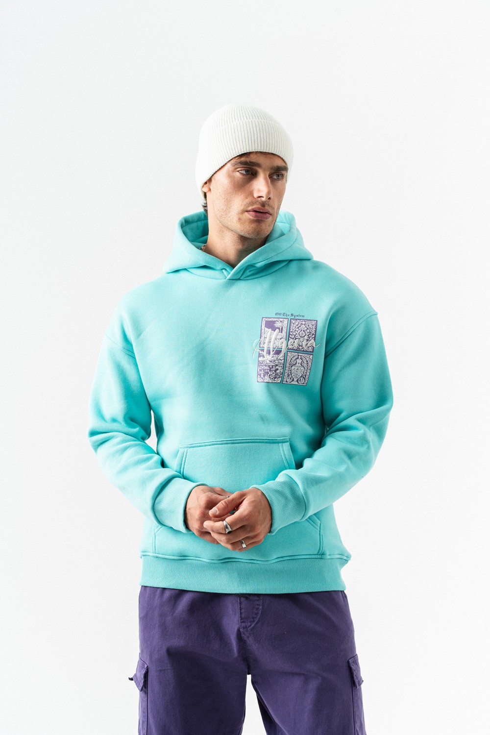 Algeria Nakış ve Patch Detay Sweatshirt Hoodie