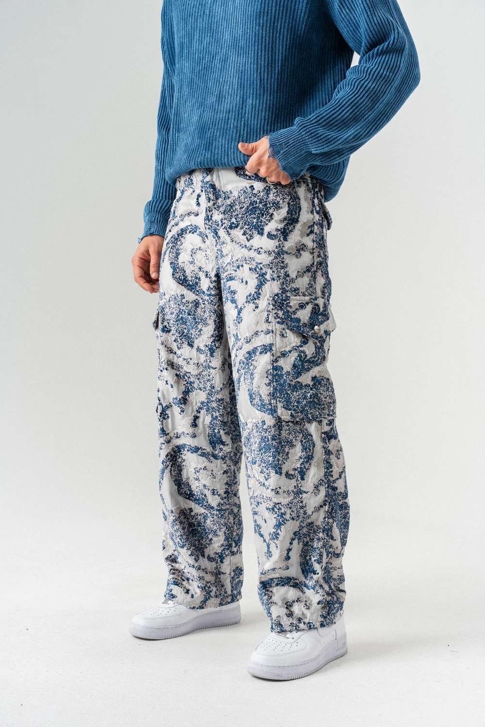 Skynight Jakarlı Baggy Pantolon