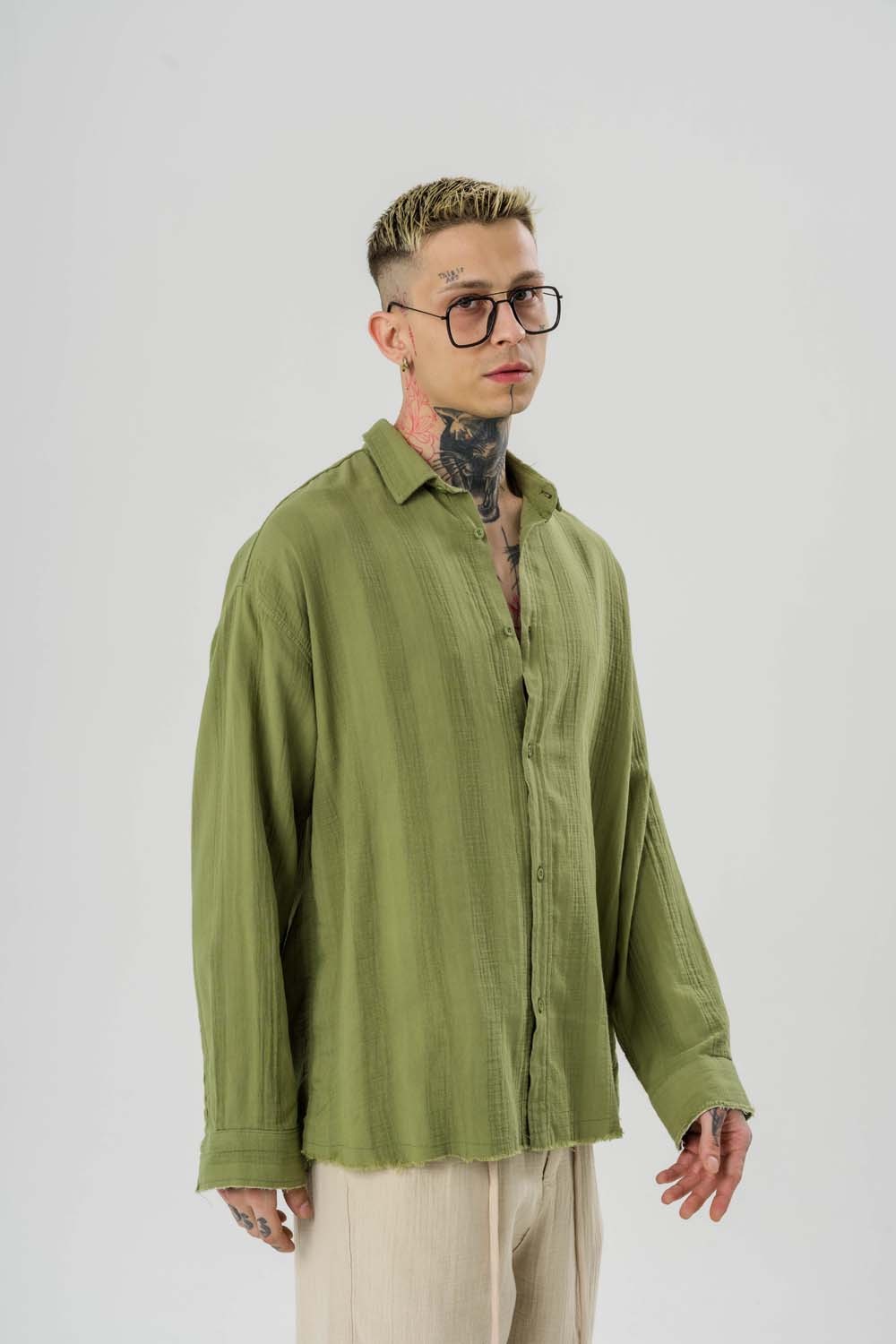 Salvatore Line Oversize Gömlek