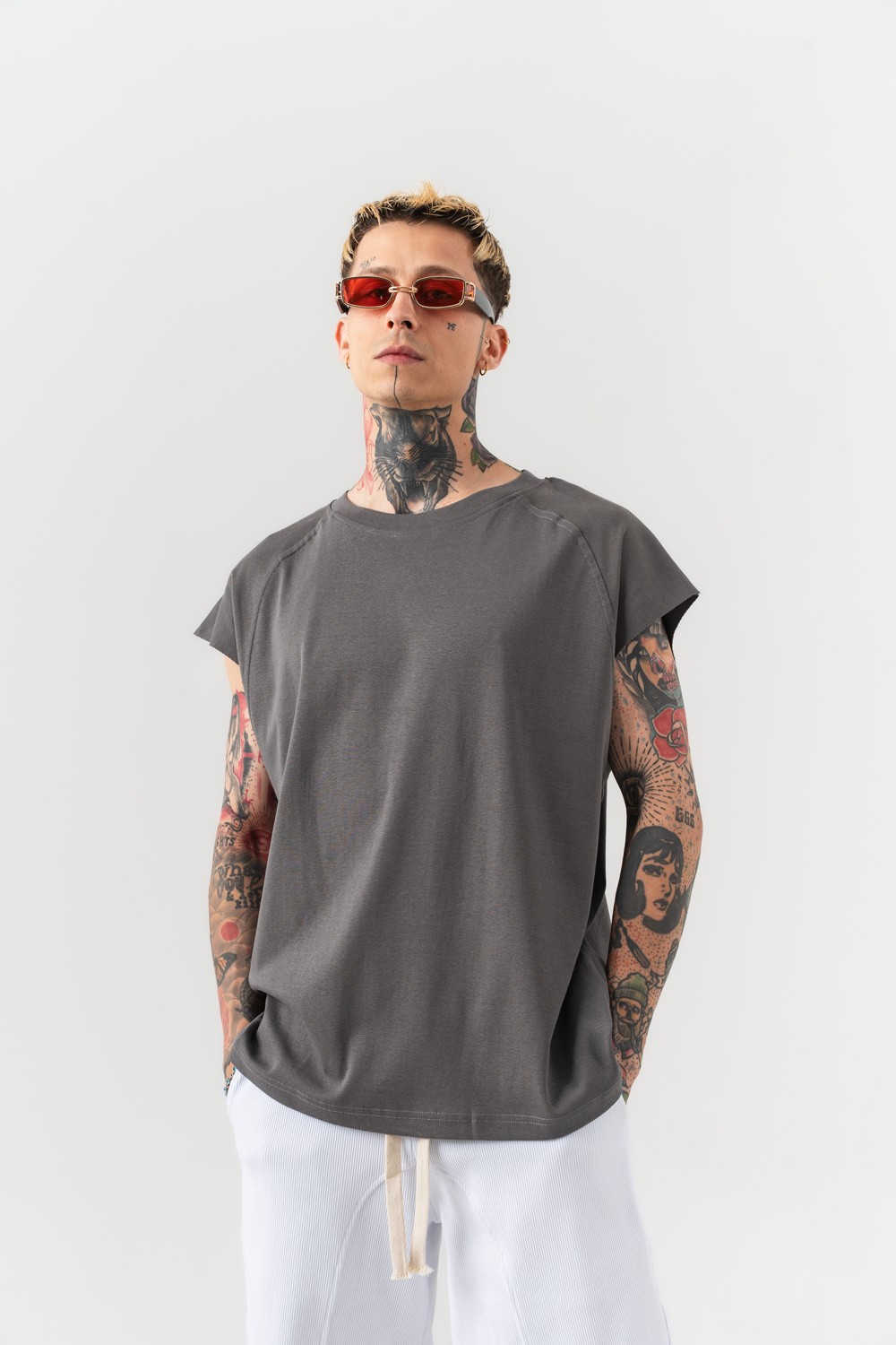 Foggy Pulse Kolsuz Oversize T-shirt