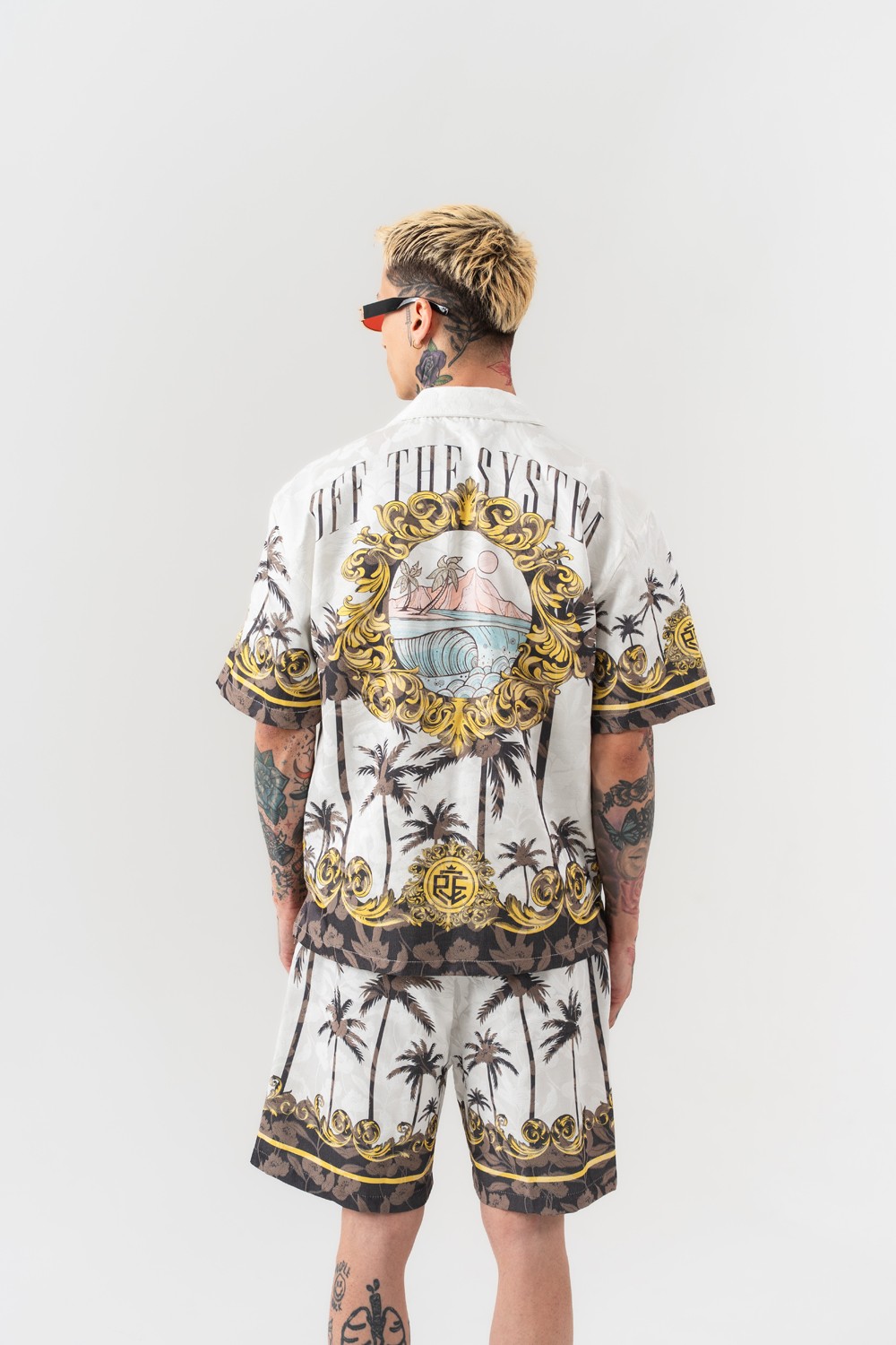 Fallpalm Oversize Gömlek ve Şort Takım