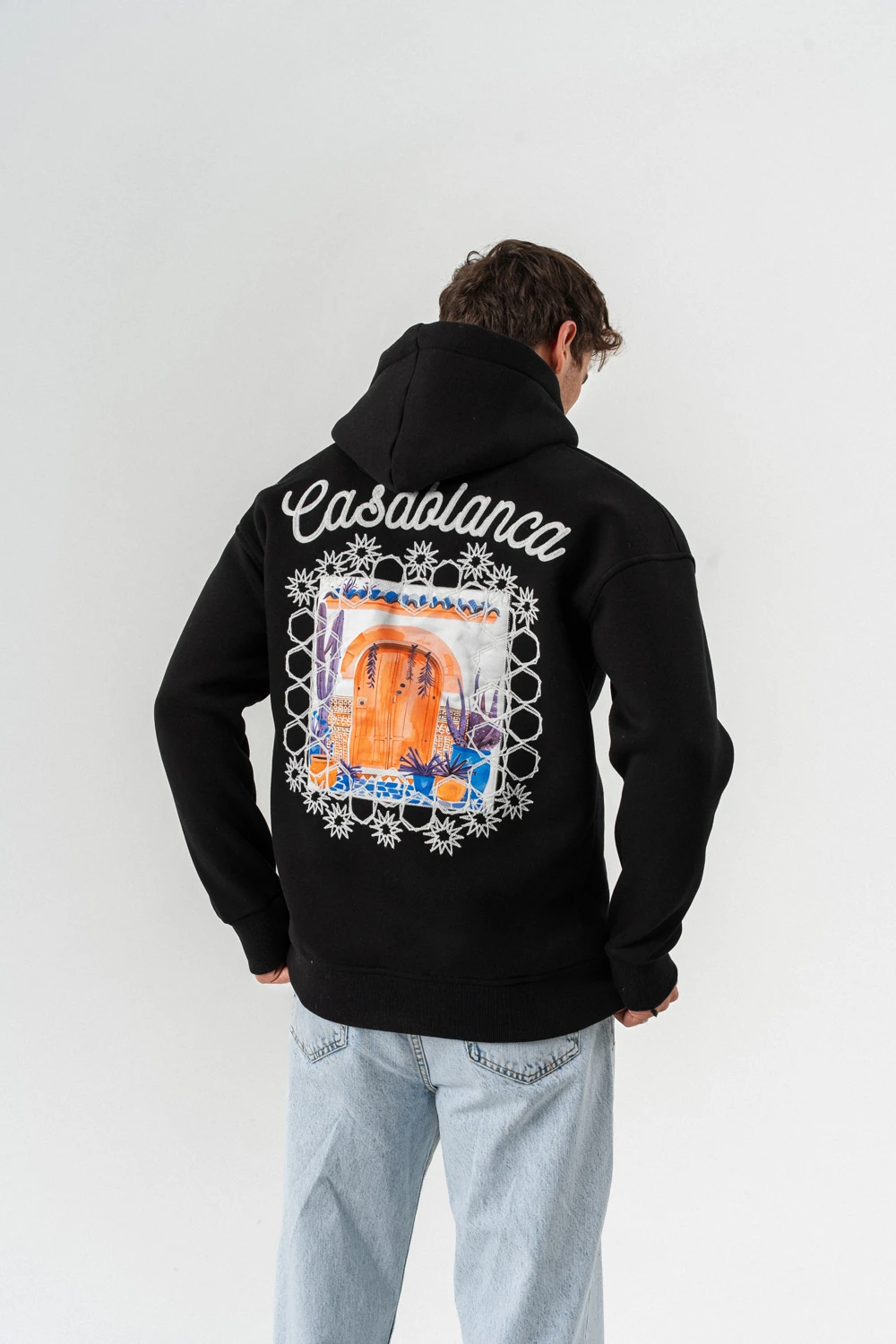 Casablanca Nakış ve Patch Detay Sweatshirt Hoodie